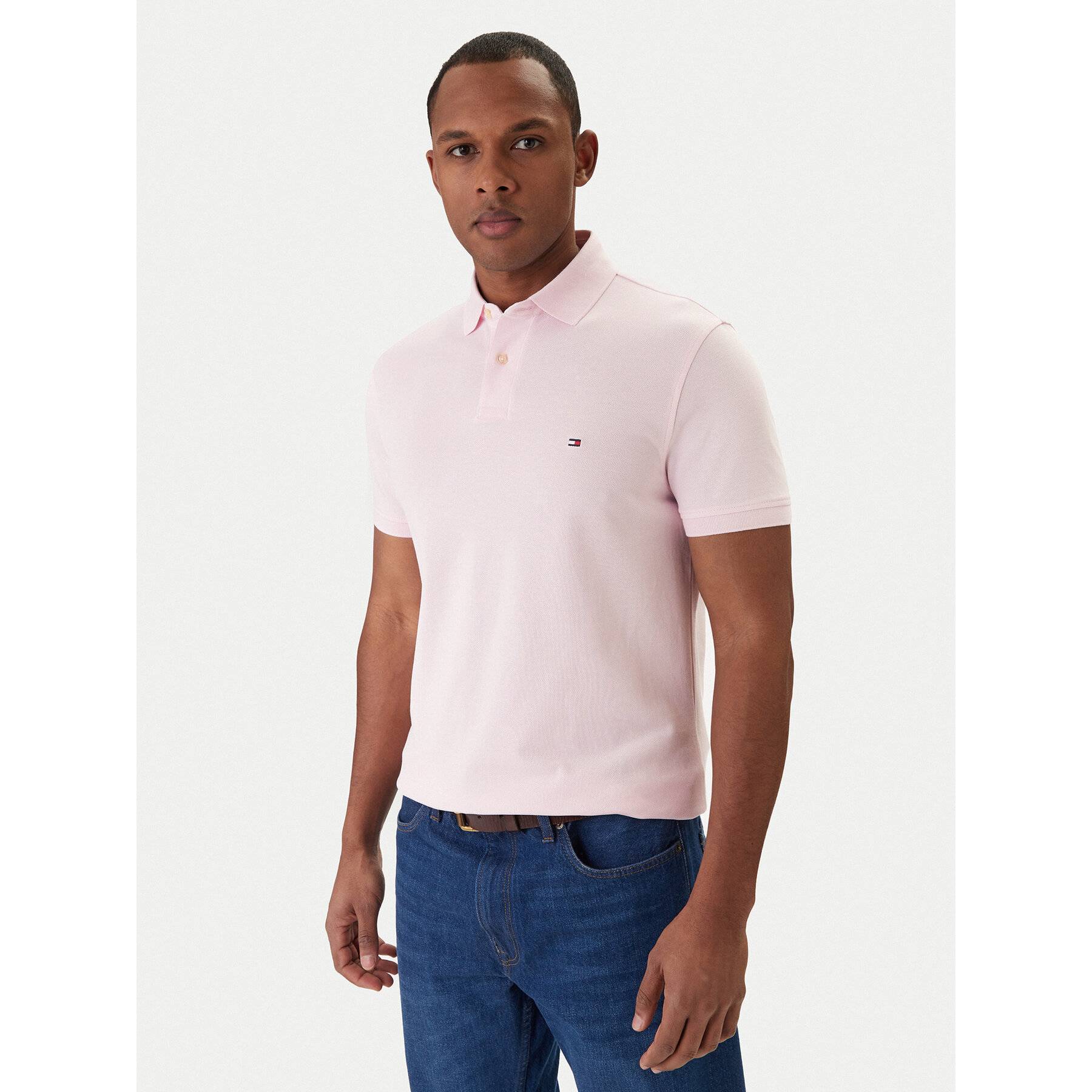 Tommy Hilfiger Polo 1985 MW0MW17770 Ružičasta Regular Fit