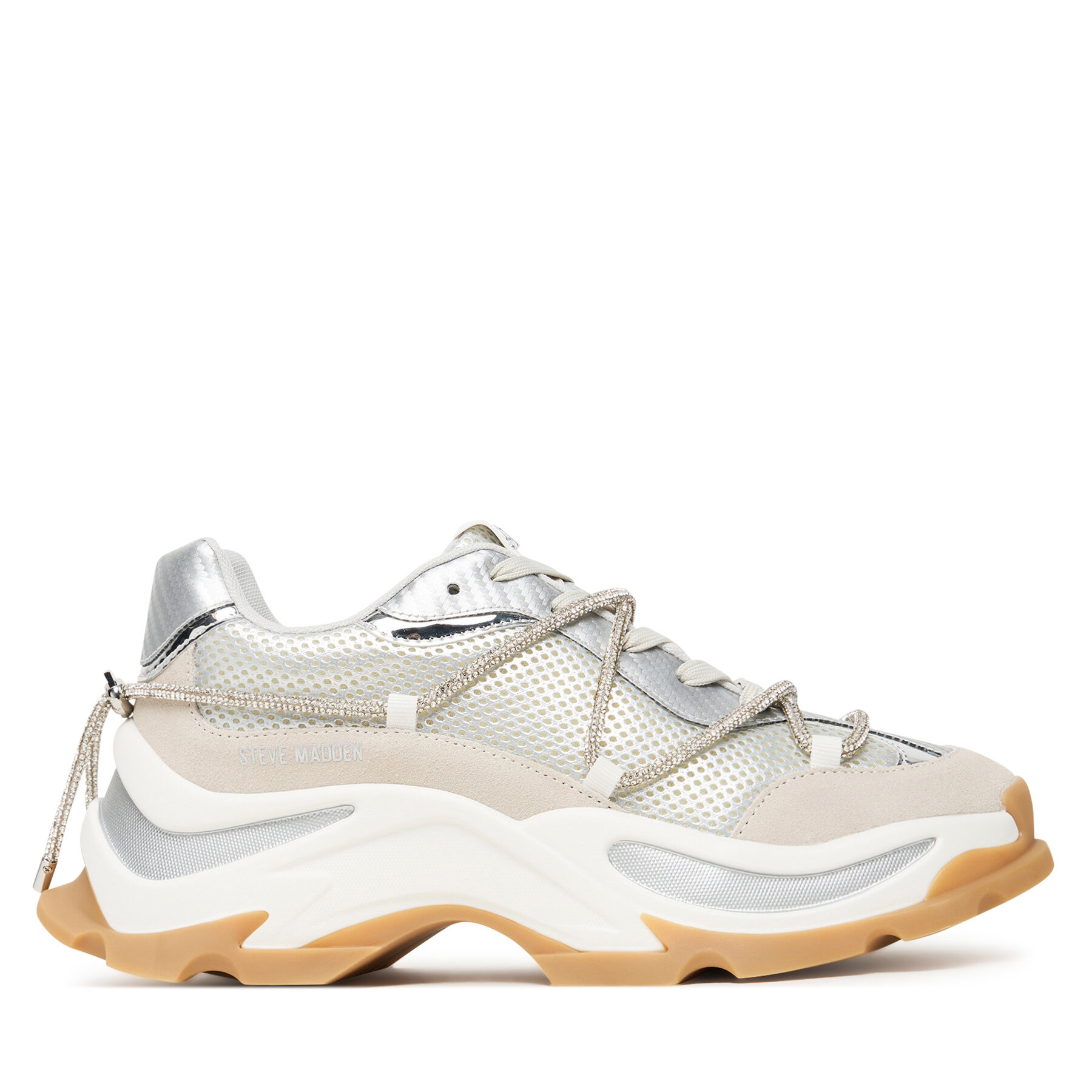 Sneakersy Steve Madden Z Nation SM11004807 Strieborná