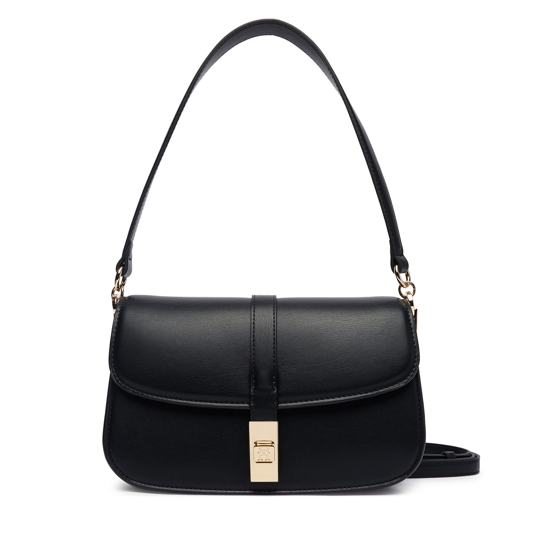 Дамска чанта Tommy Hilfiger Th Heritage Conv Crossover AW0AW19321 Черен