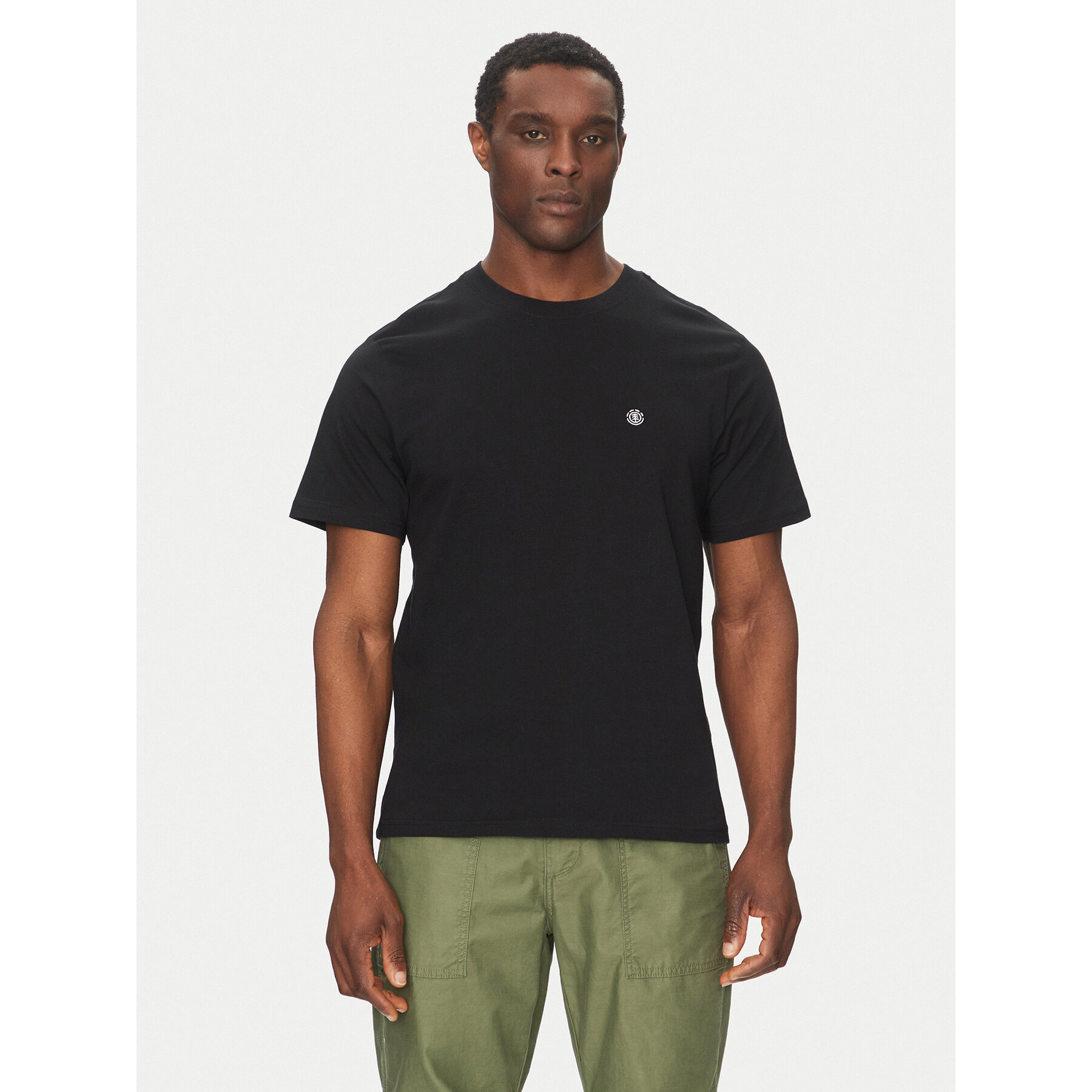 Element Marškinėliai ELYKT00168 Juoda Regular Fit