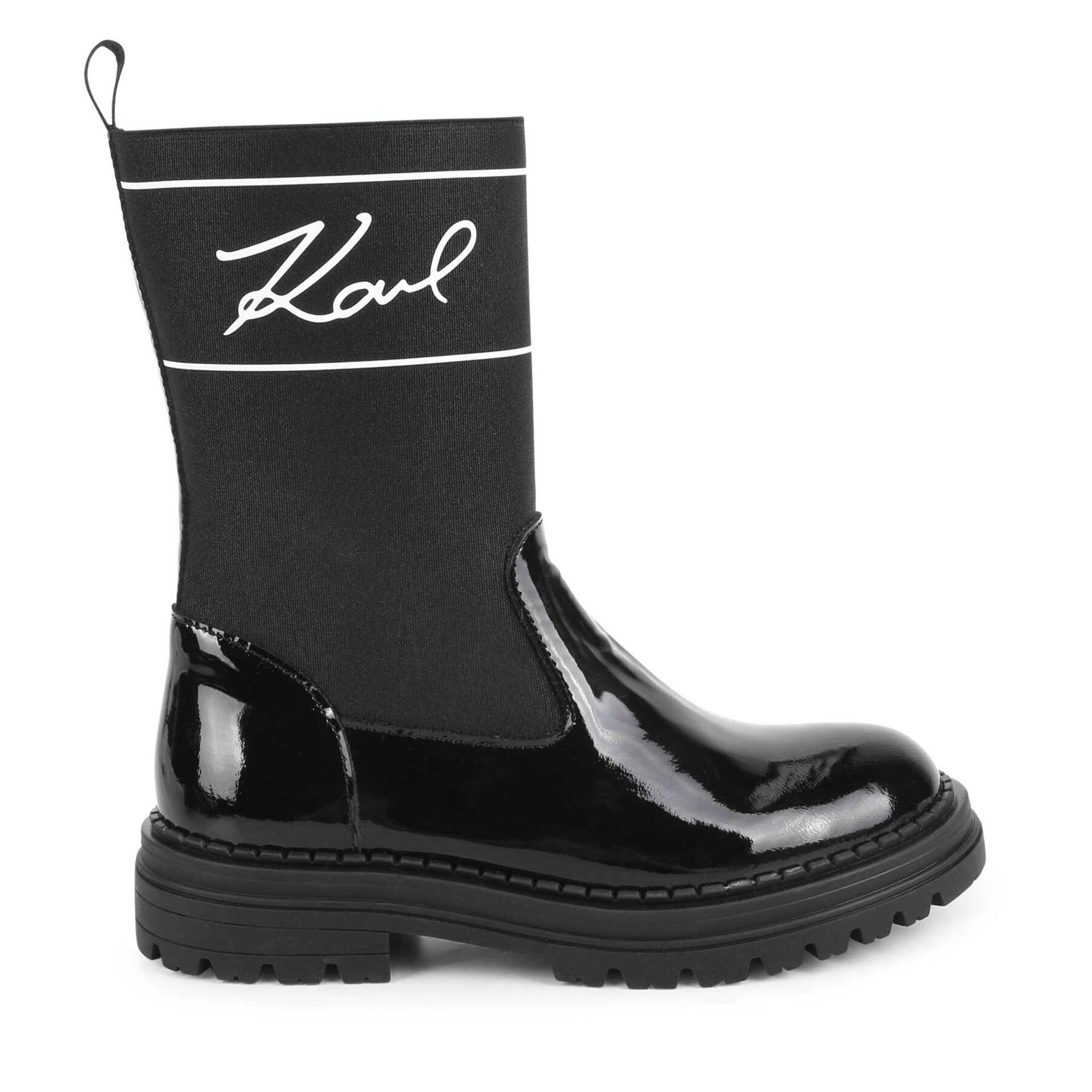 Botines Chelsea Karl Lagerfeld Kids Z19114 M Negro