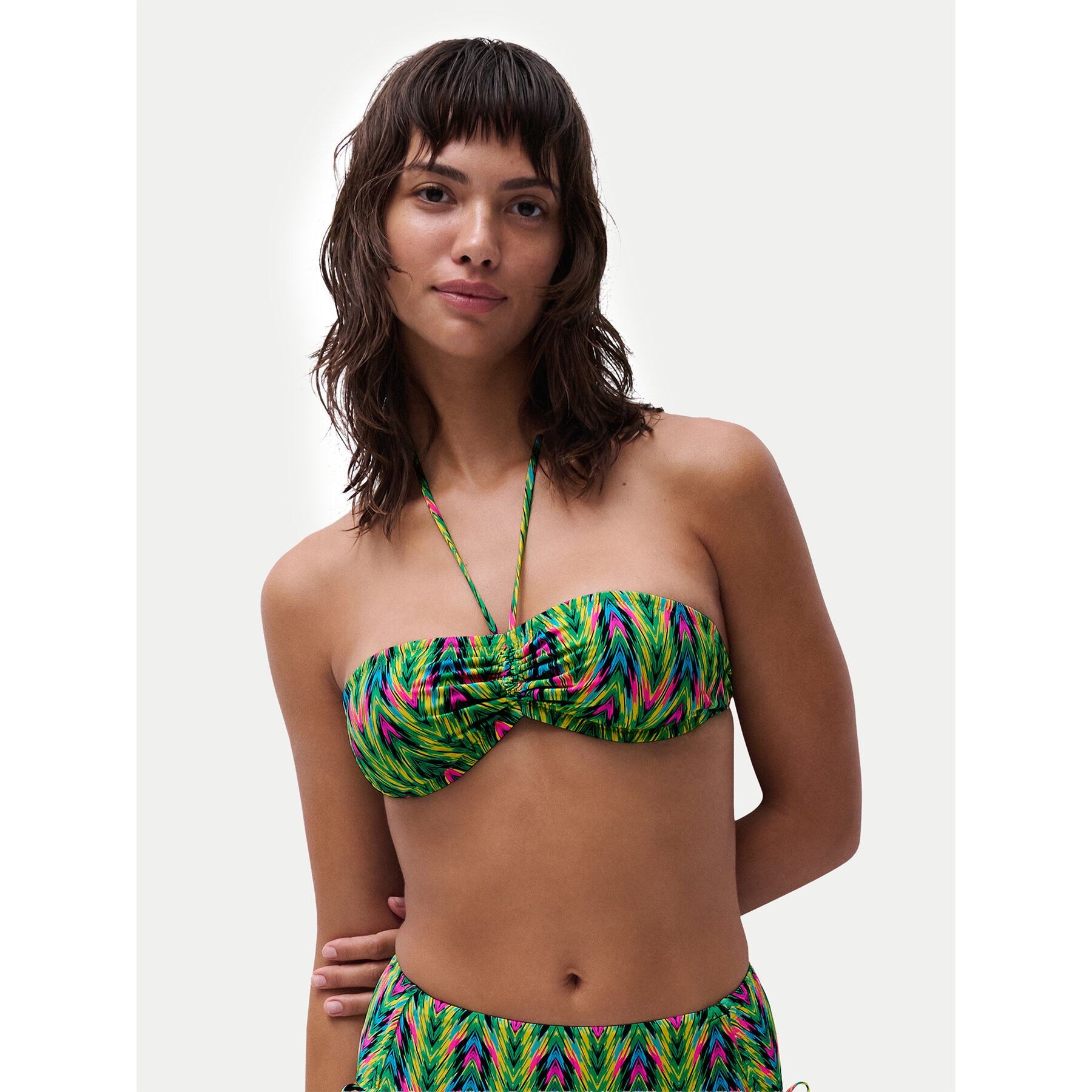 Chantelle Bikini-Oberteil Easy Pop C22JPK Grün