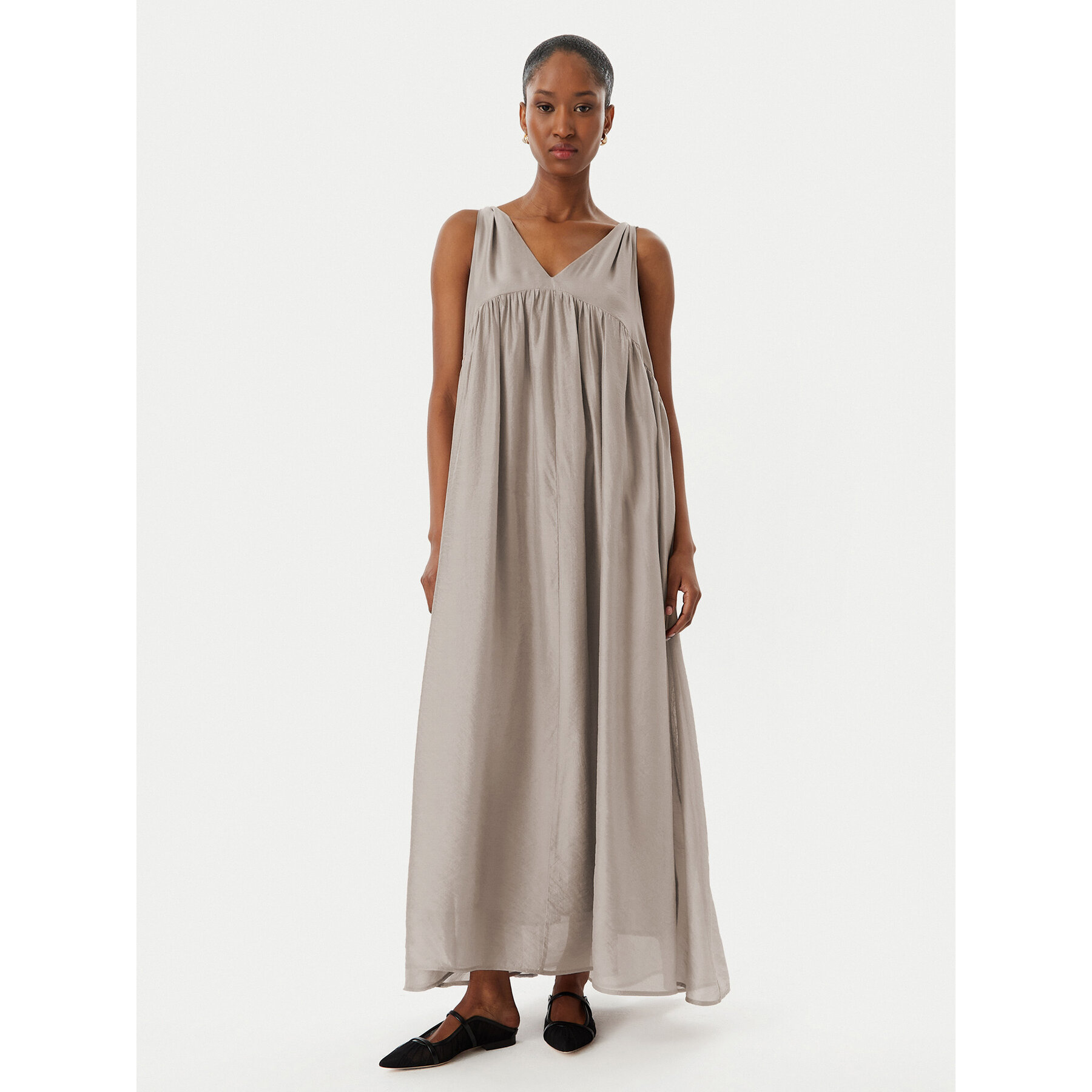 Eleh Sommerkleid SS260270 Grau Relaxed Fit