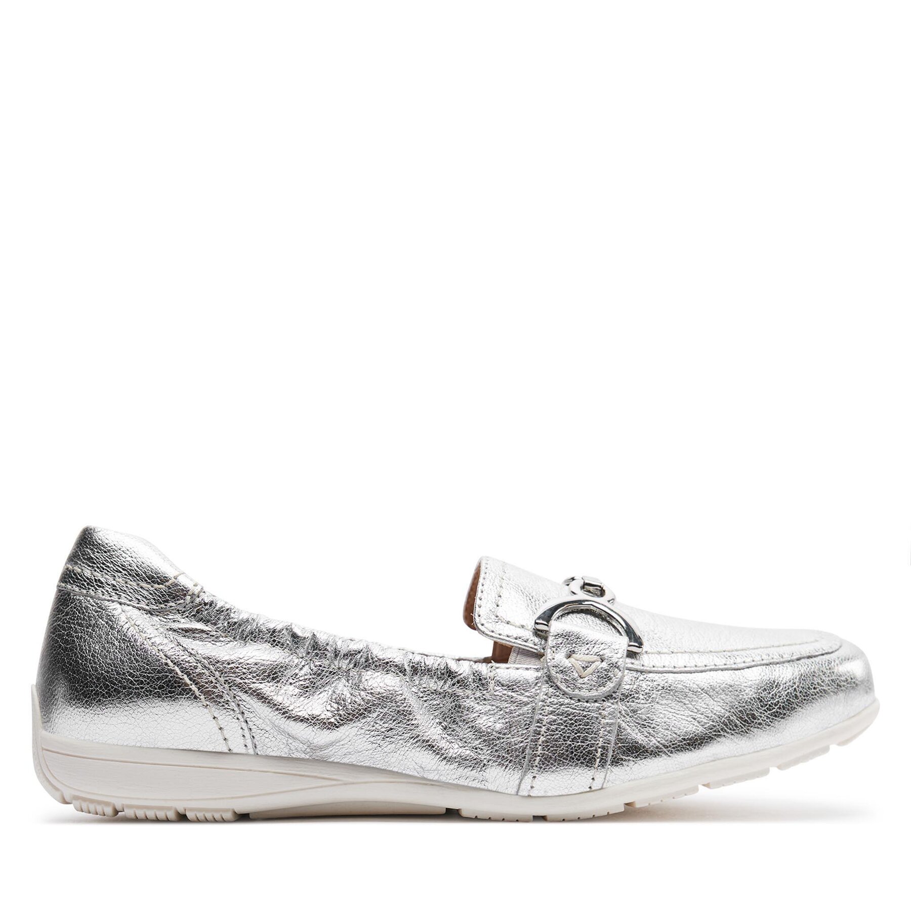 Damskie Lordsy Caprice, Rozmiar 36 Srebrny 9-24650-42