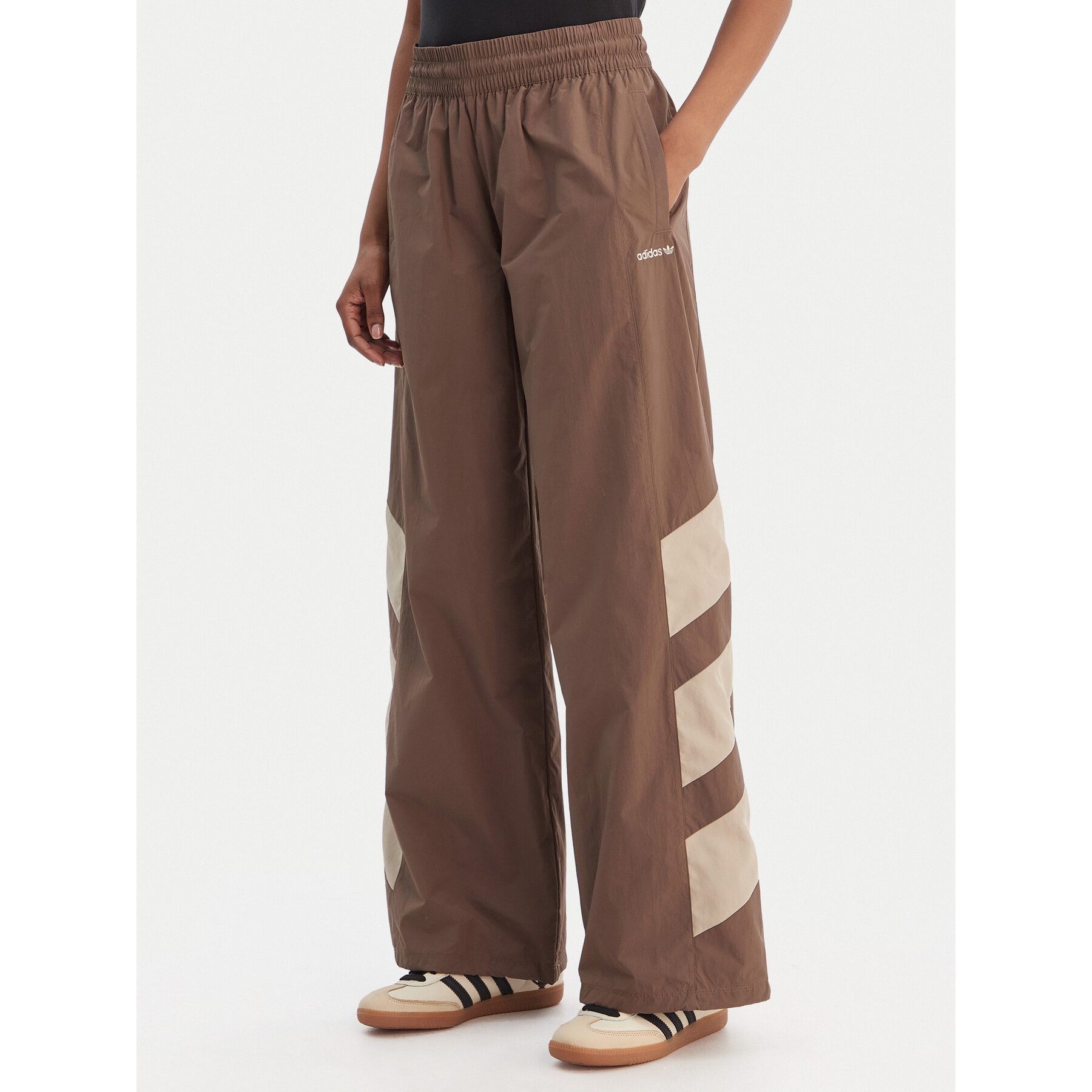 adidas Jogginghose Blocked Washed KD8790 Braun Loose Fit