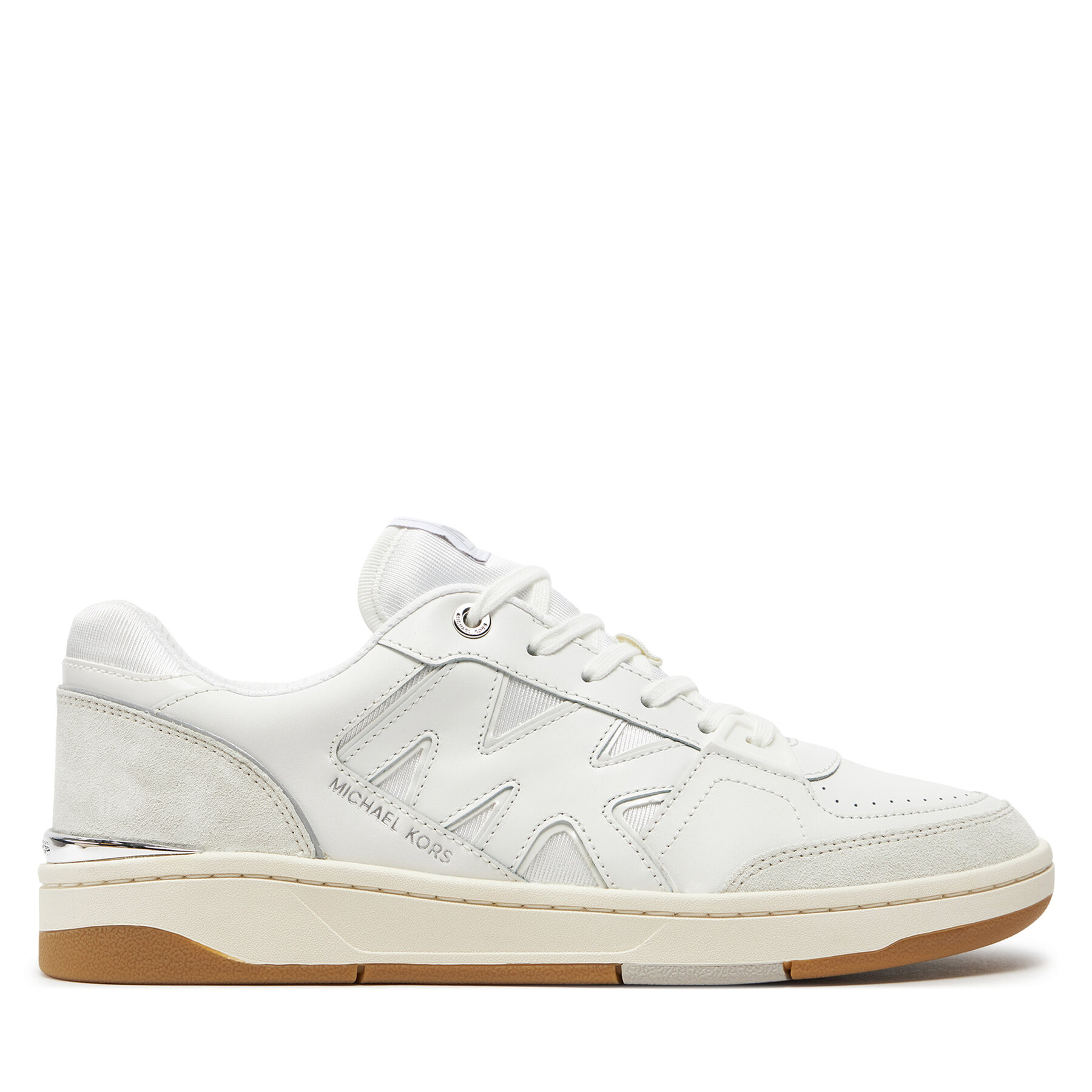 Αθλητικά MICHAEL Michael Kors Rebel Leather Sneaker 42S4RBFS1D Λευκό