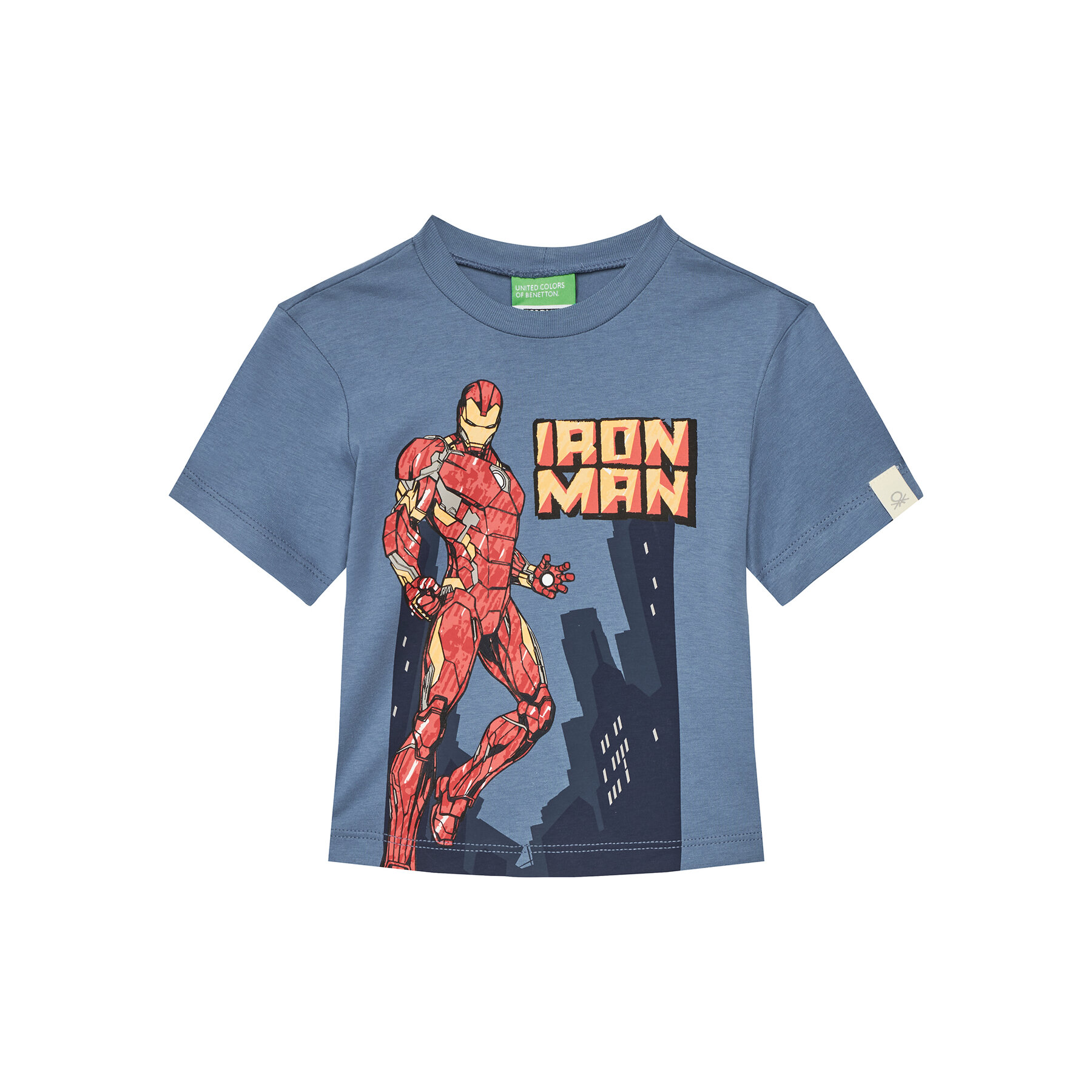 United Colors Of Benetton T-shirt 35RYG10I1 Blu Regular Fit