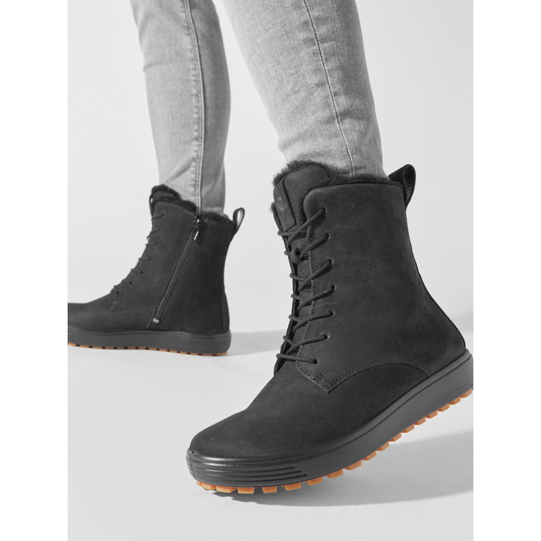 Šnurovacia obuv ECCO Soft 7 Tred W 45042302001 Čierna