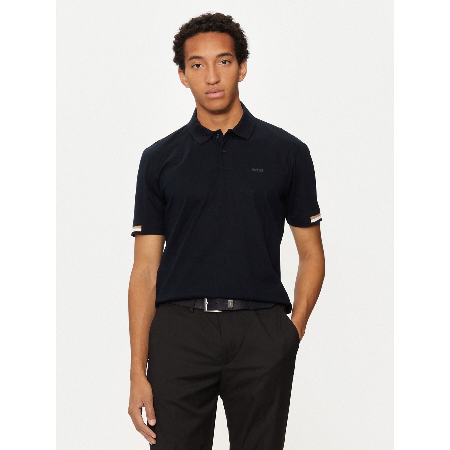 Boss Polo Parlay 147 50467113 Blu scuro Regular Fit