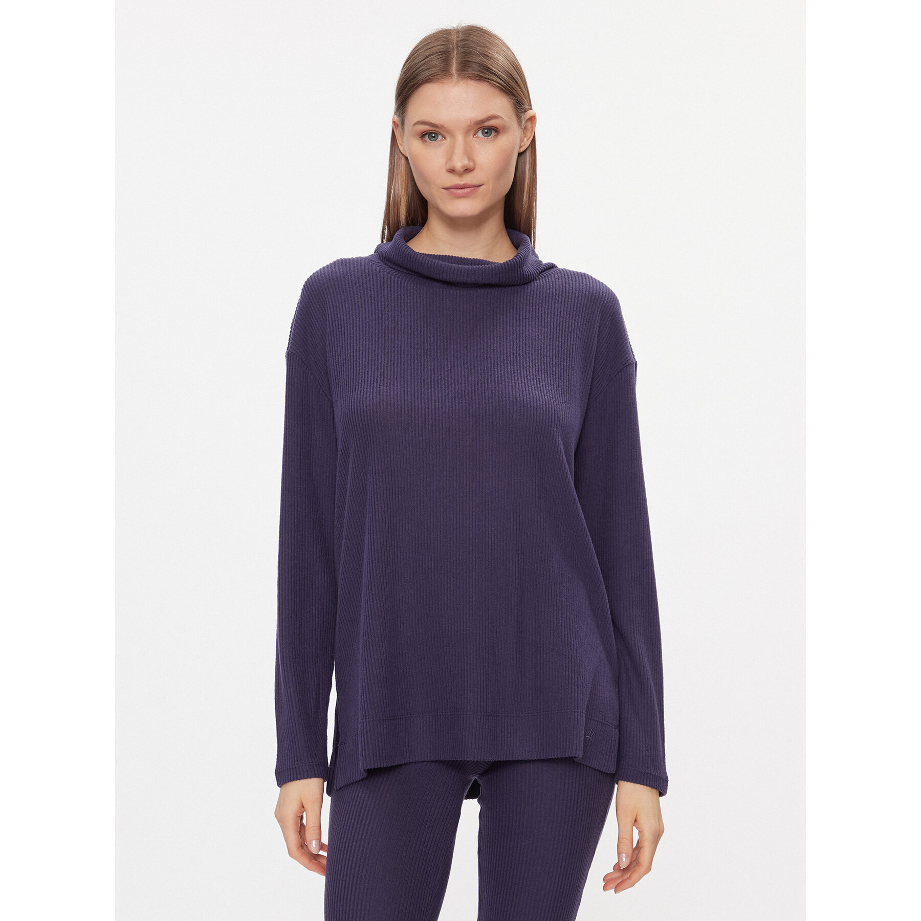 Triumph Pulóver Thermal MyWear Sweater 10216560 Sötétkék Regular Fit