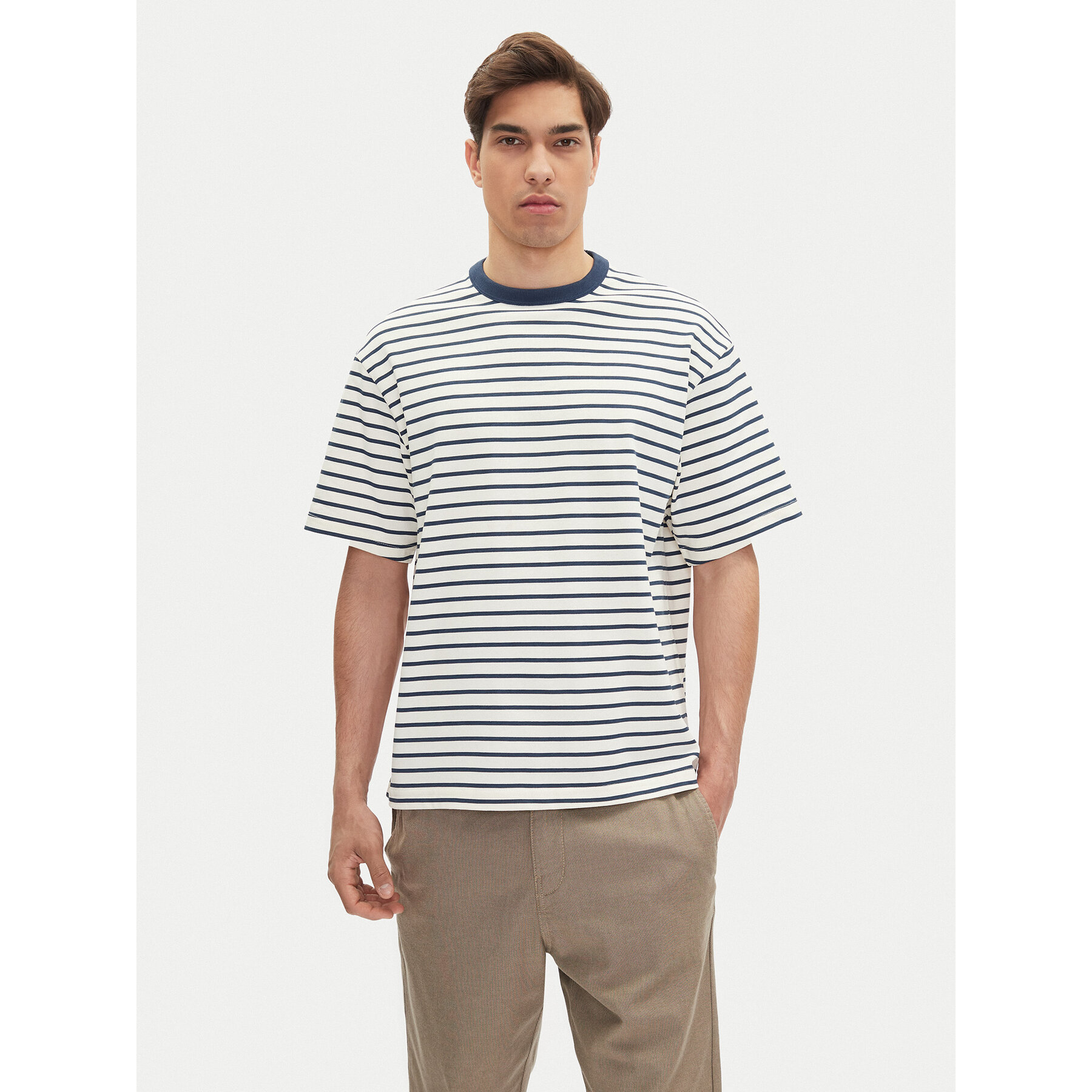 Mustang T-shirt Allentown 1016286 Bianco Oversize