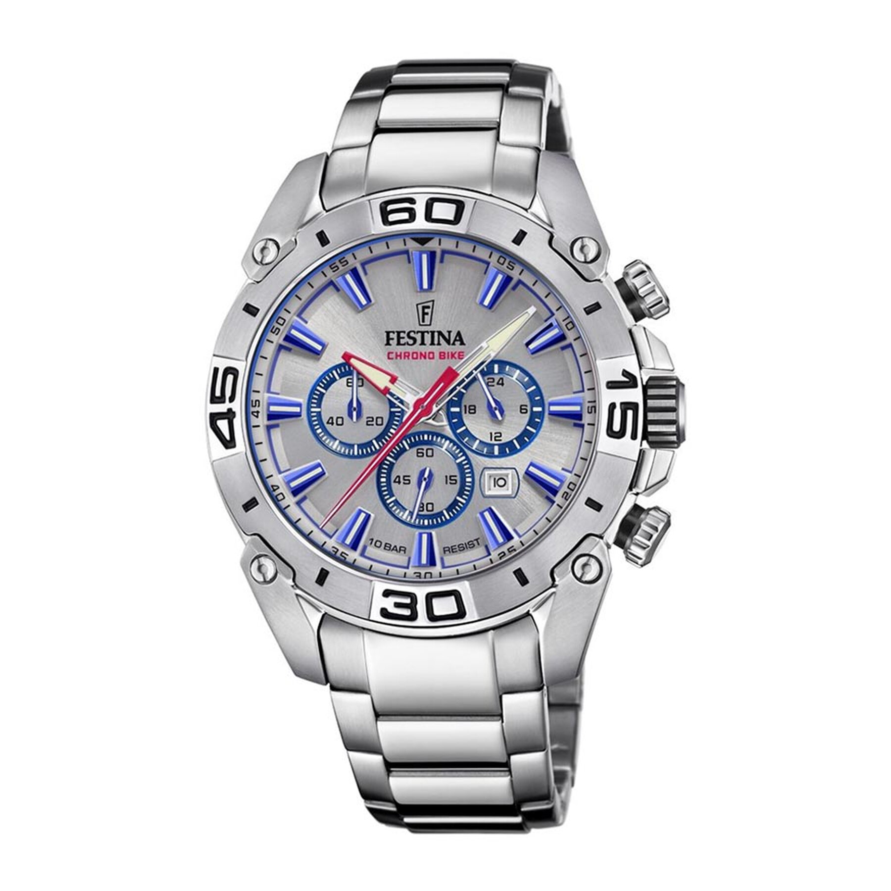 

Годинник Festina Chrono Bike '21 20543/1 Silver/Silver, Срібний