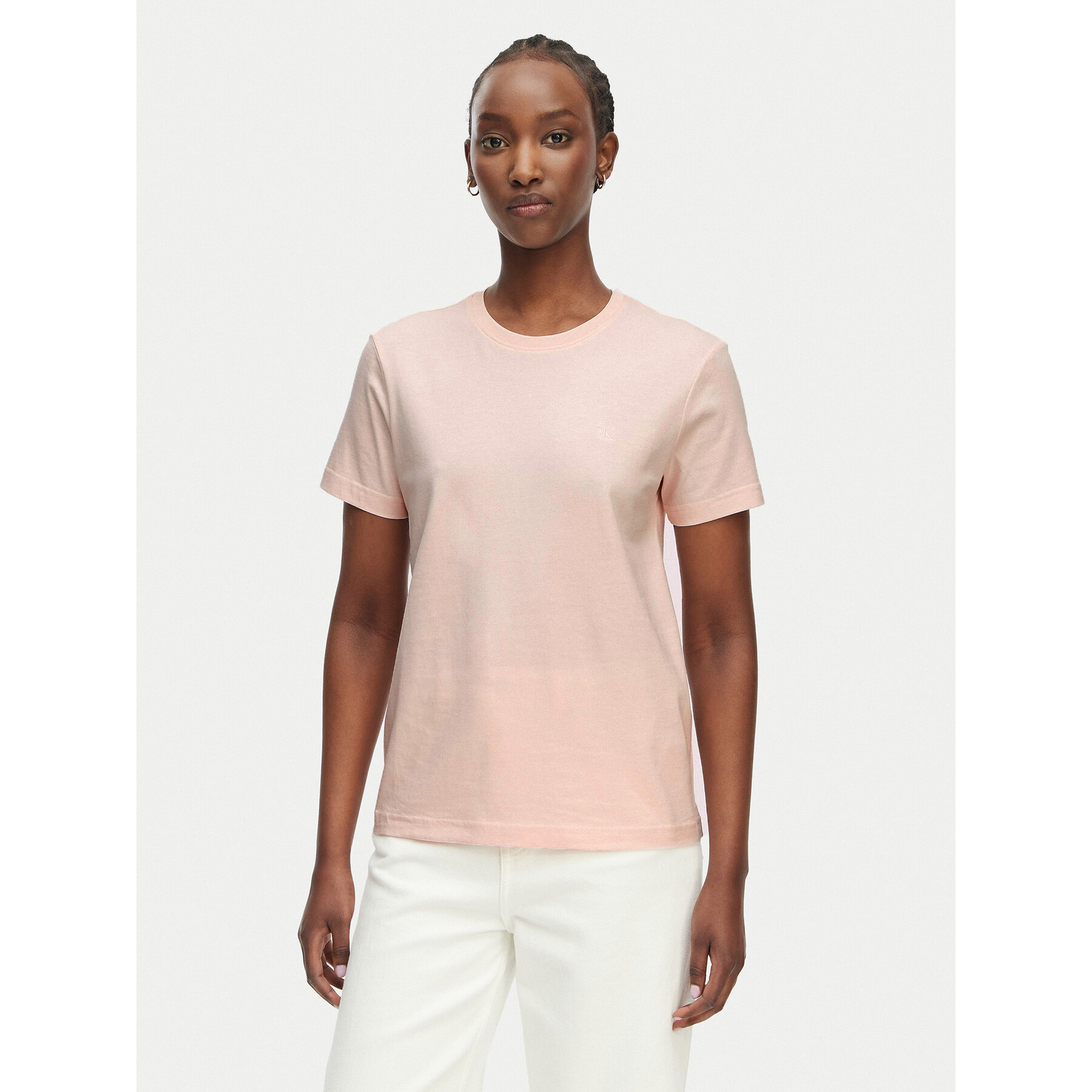 Calvin Klein Jeans T-Shirt Monogram LV047B224G Hellrosa Regular Fit