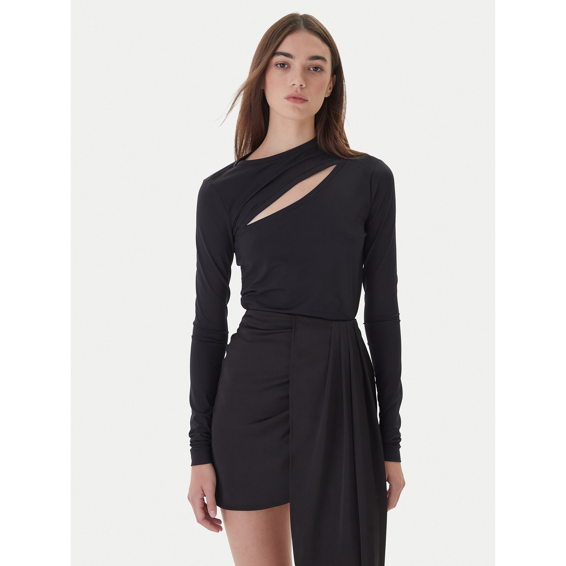 PINKO Bluse Corazon 106085 A308 Schwarz Regular Fit