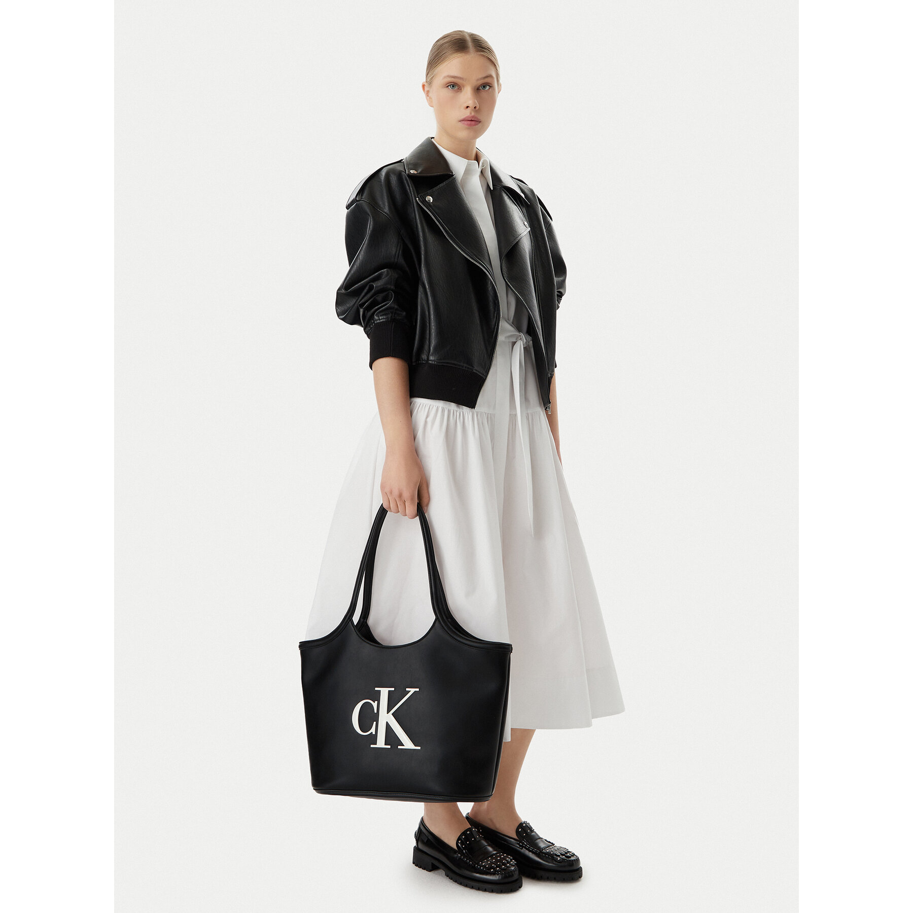 Дамска чанта Calvin Klein Bold Ck LV04F3562G Черен