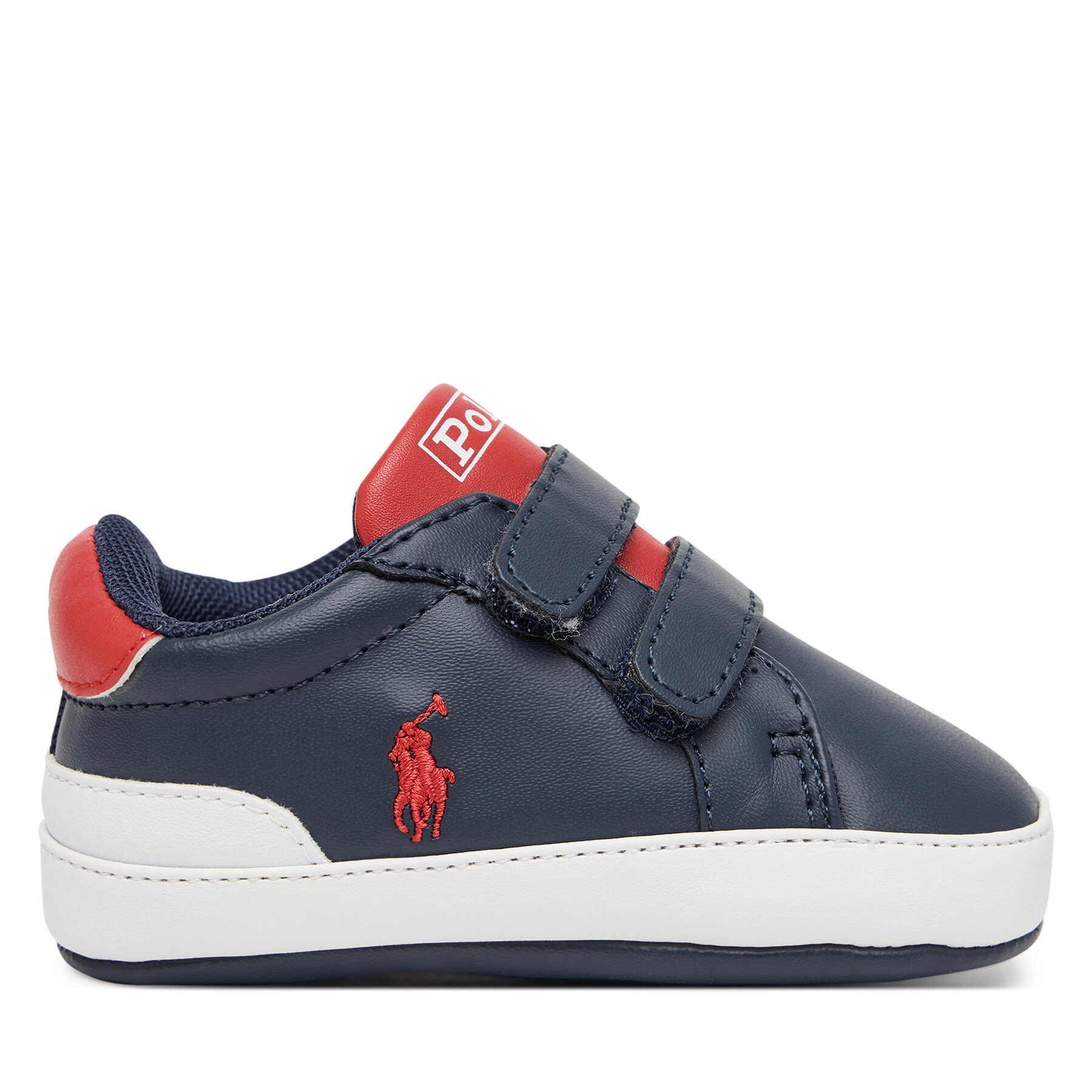 Mehki čeveljčki za dojenčke Polo Ralph Lauren Heritage Court II Baby RL03389410 Mornarsko modra