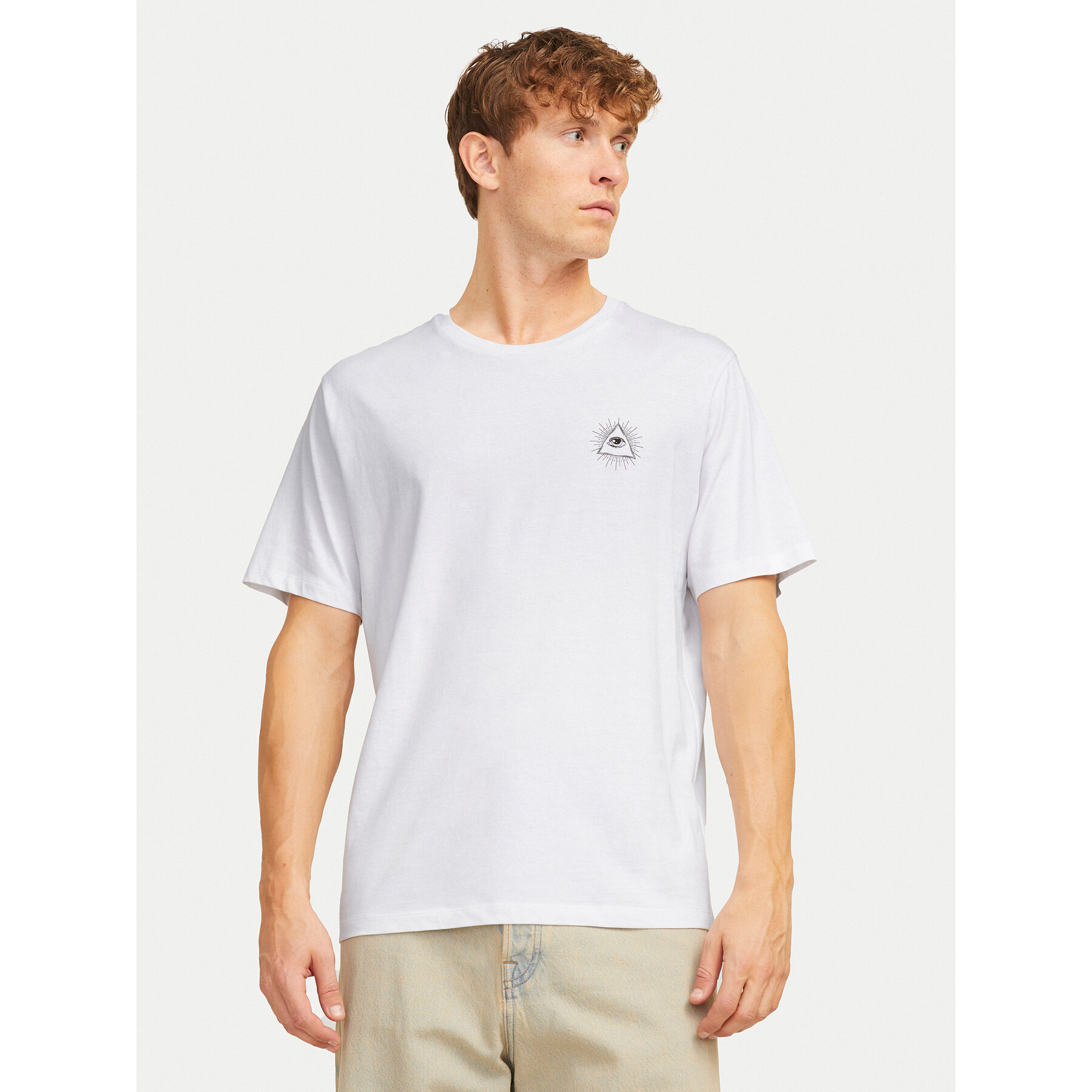 Jack & Jones T-shirt Jackie 12271366 Bianco Relaxed Fit