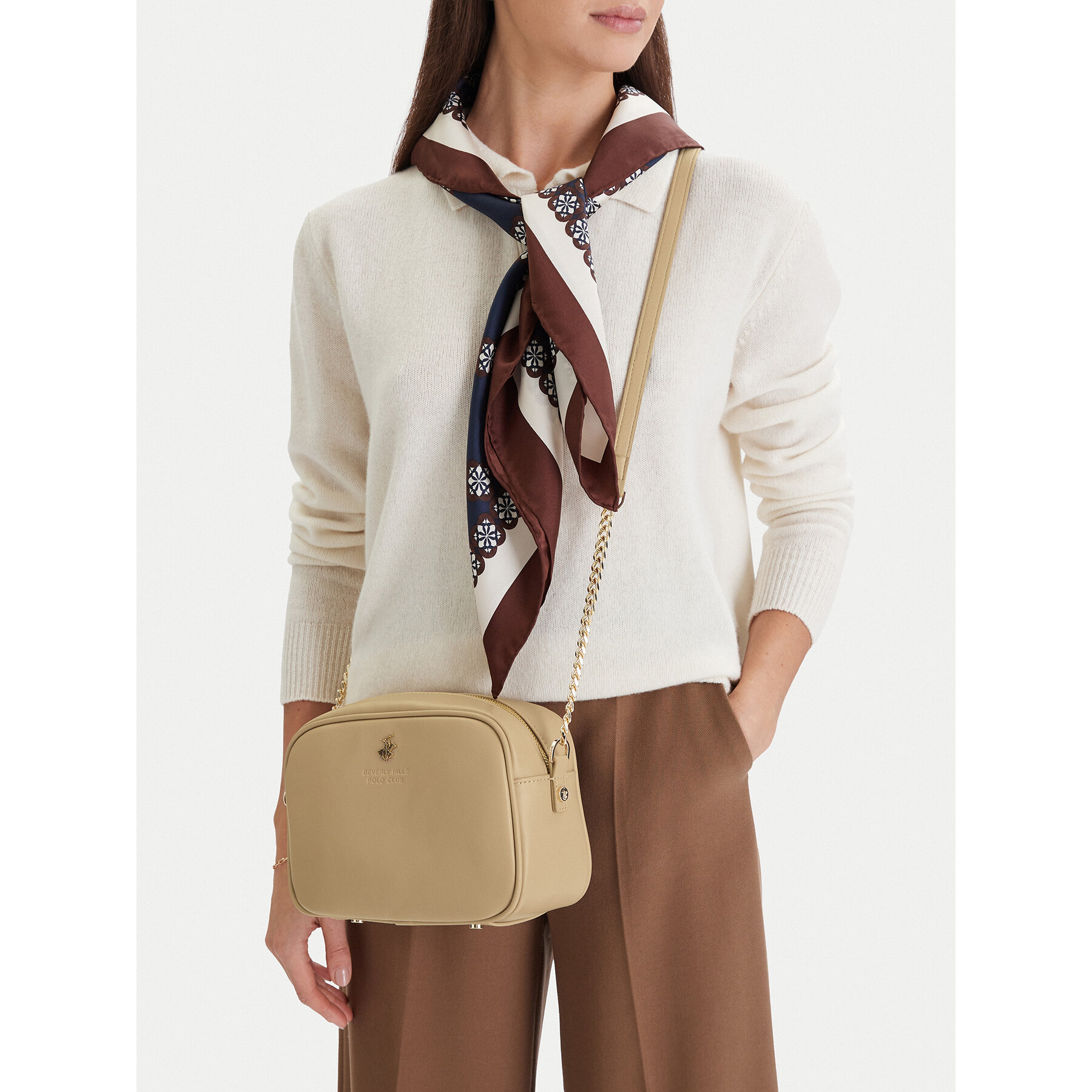 Дамска чанта Beverly Hills Polo Club CEO-BHPC-L-002-09 Бежов