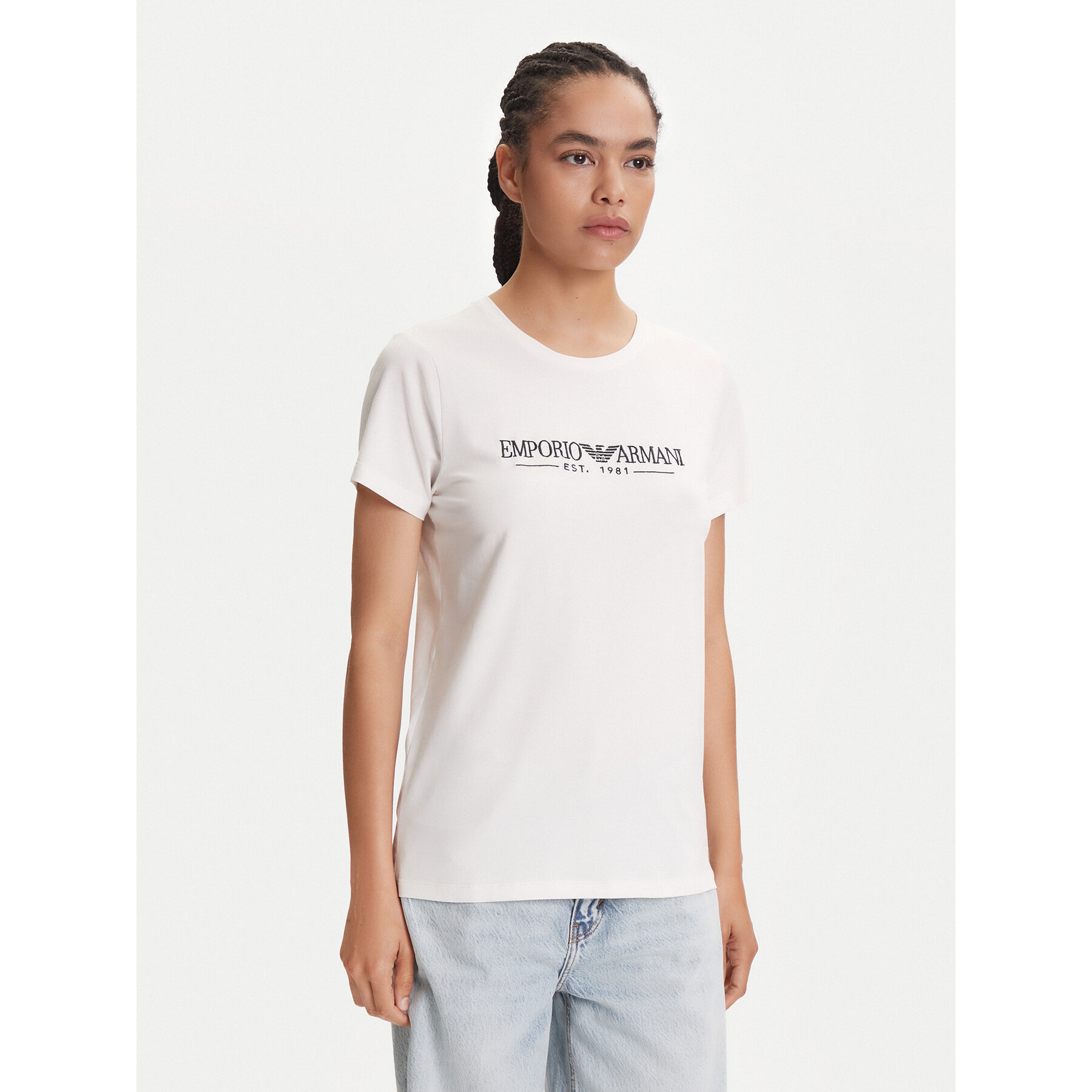 Emporio Armani Underwear Póló EW000408 AF10881 U1131 Fehér Regular Fit