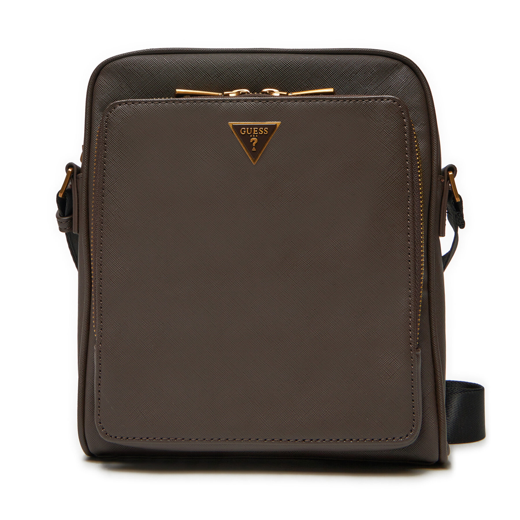 Ľadvinka Guess Milano-Saffiano Eco-Mini Bags HMMISA P4260 Hnedá