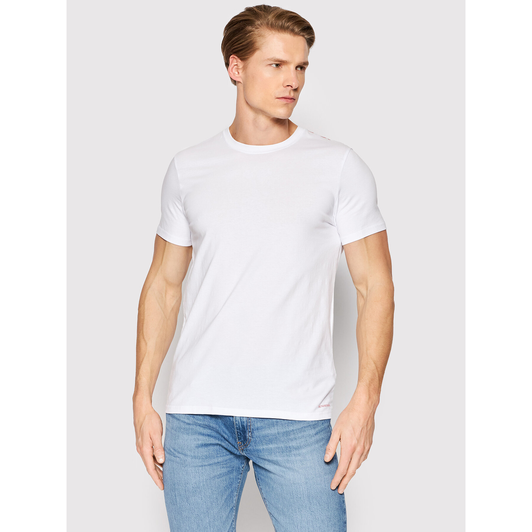 Henderson Henderson T-Shirt Bosco 18731 Λευκό Regular Fit