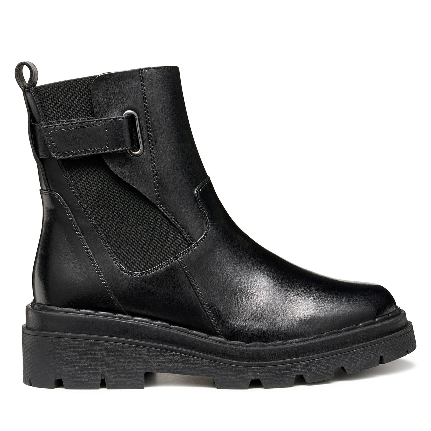Polokozačky Geox D Felleny D56XEC 00043 C9999 Černá