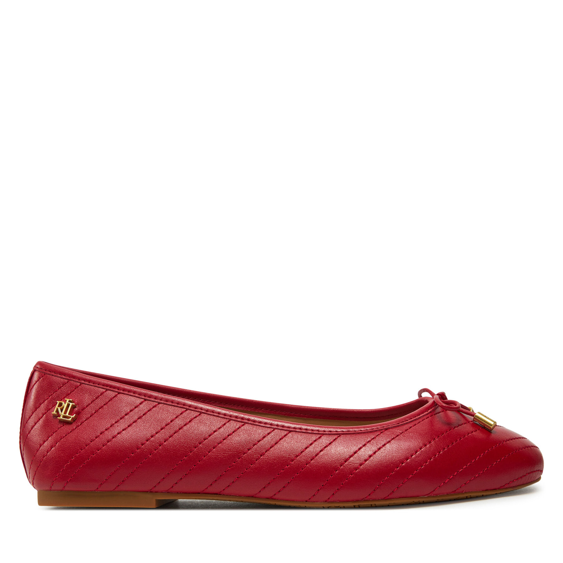 Damskie Baleriny LAUREN RALPH LAUREN, Rozmiar 35.5 Czerwony Jayna 802951489005