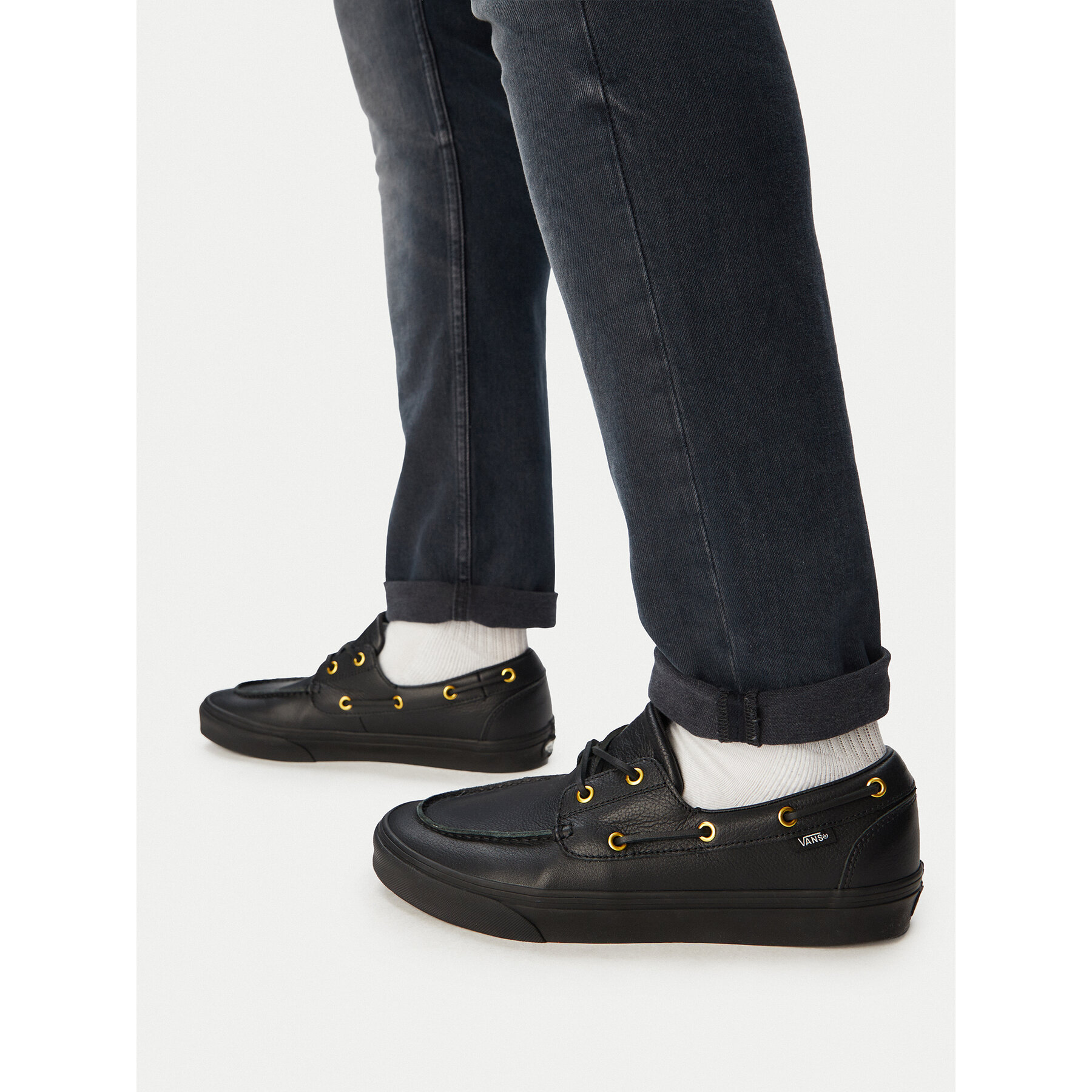 Mokasinke Vans 2-Eyelet VN000Z11CJK1 Crna