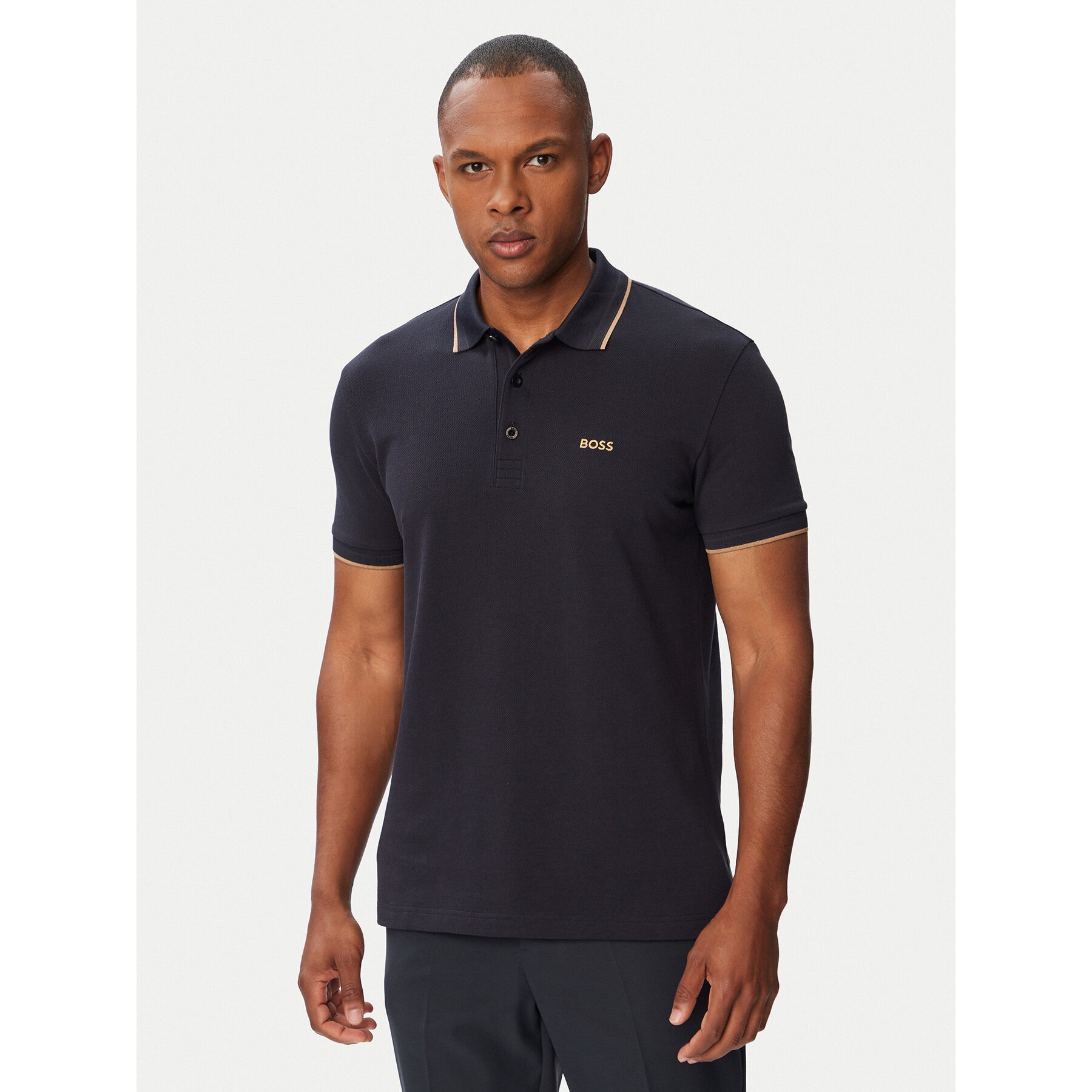 Boss Poloshirt Paddy 50469055 Dunkelblau Regular Fit