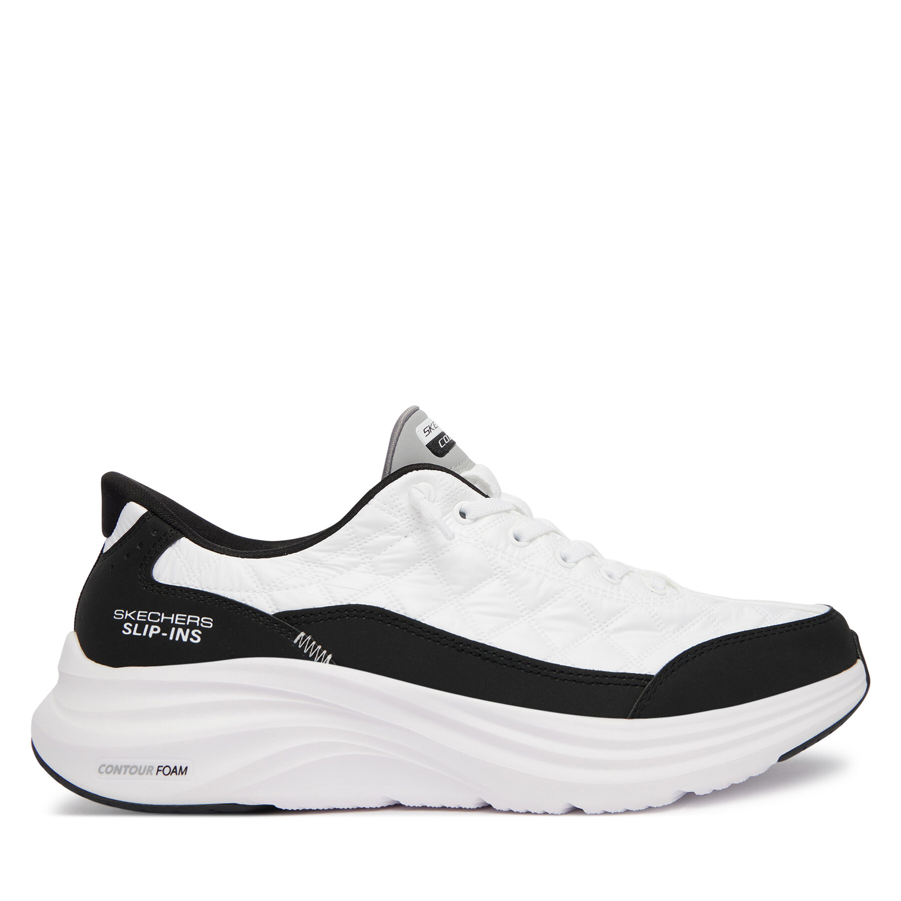 Sneakers Skechers Slip-ins Contour Foam - Cozy Fit Golden Hour 232619/WBK Alb