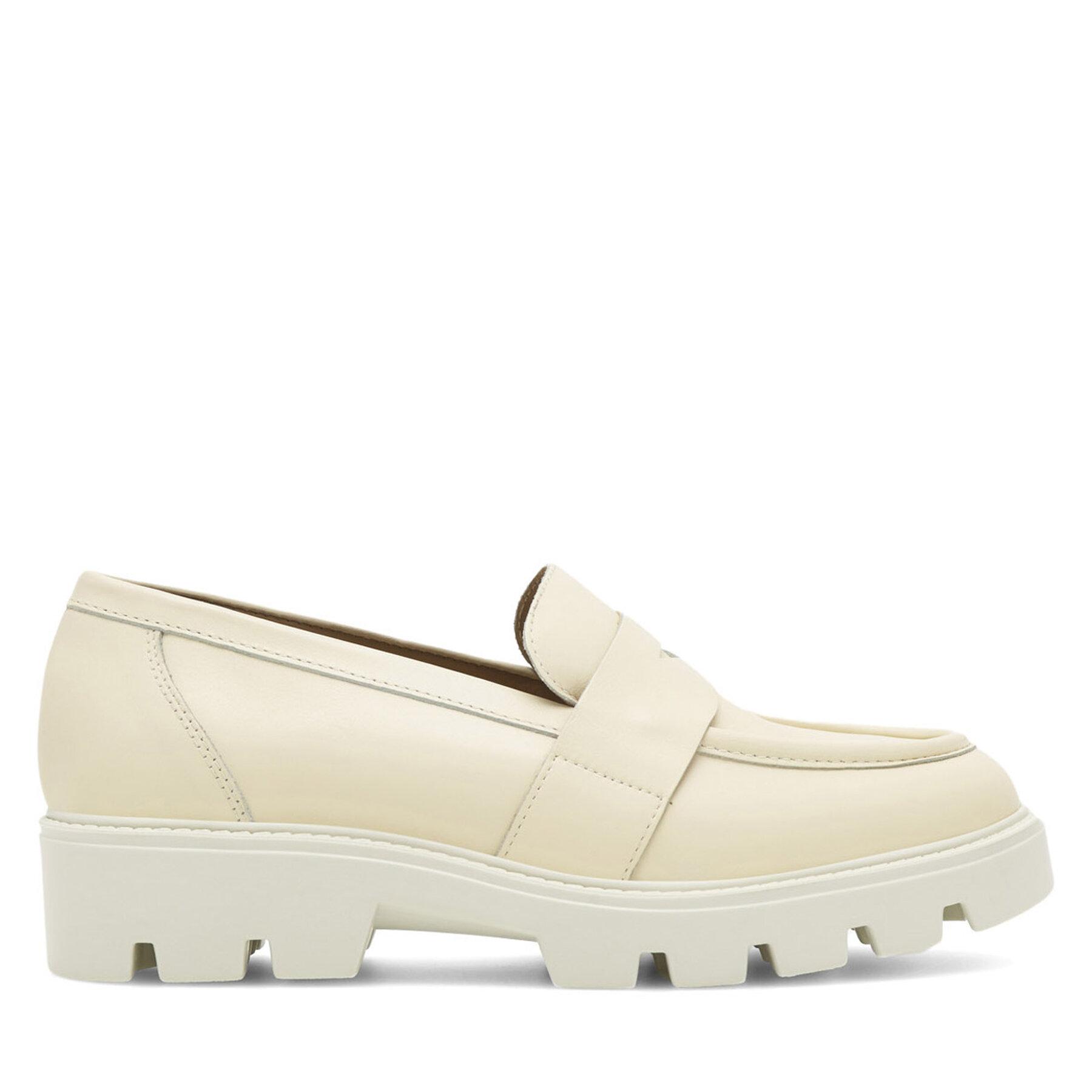 Damskie Loafersy Badura, Rozmiar 40 Beżowy AMANTEA-E23-28180NAP