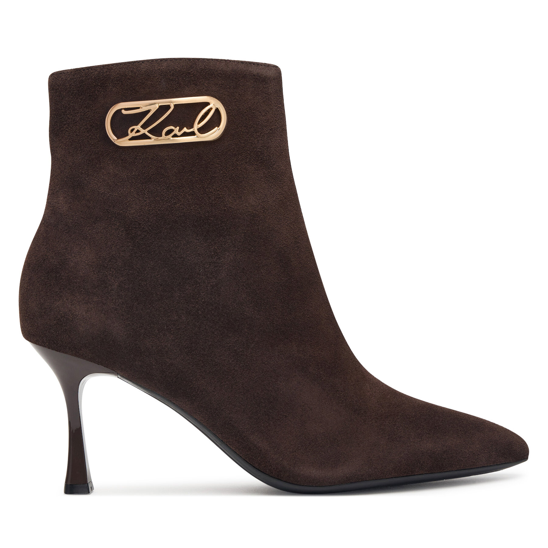 Боти KARL LAGERFELD Sienna KL32747 Тъмнокафяв