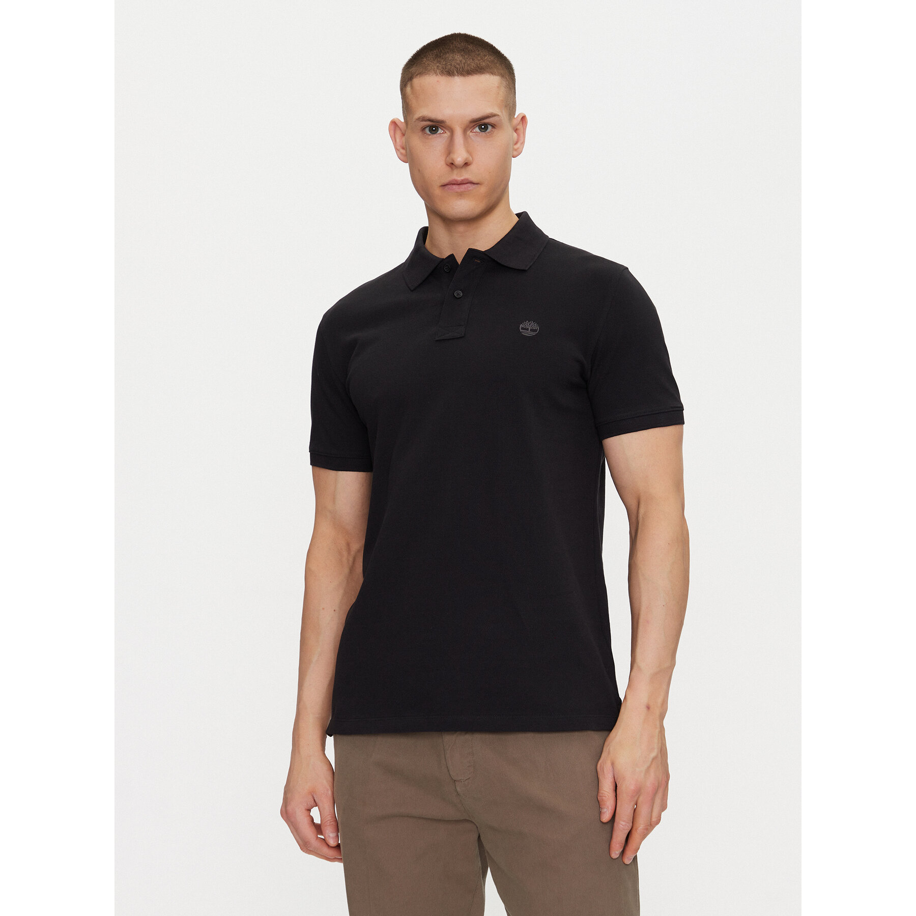 Timberland Polo TB0A6VDP Μαύρο Regular Fit