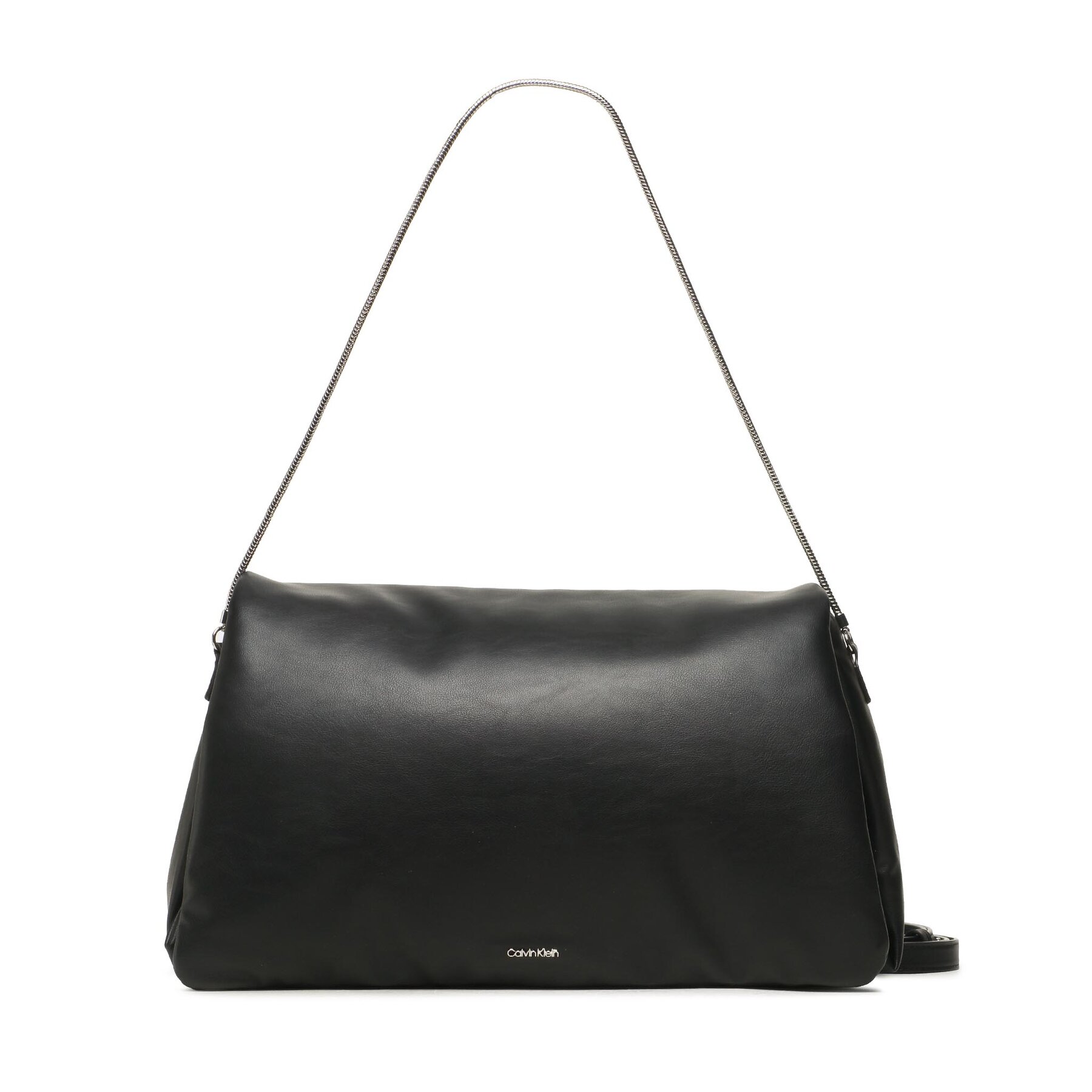 Handväska Calvin Klein Puffed Shoulder Bag K60K611020 Svart