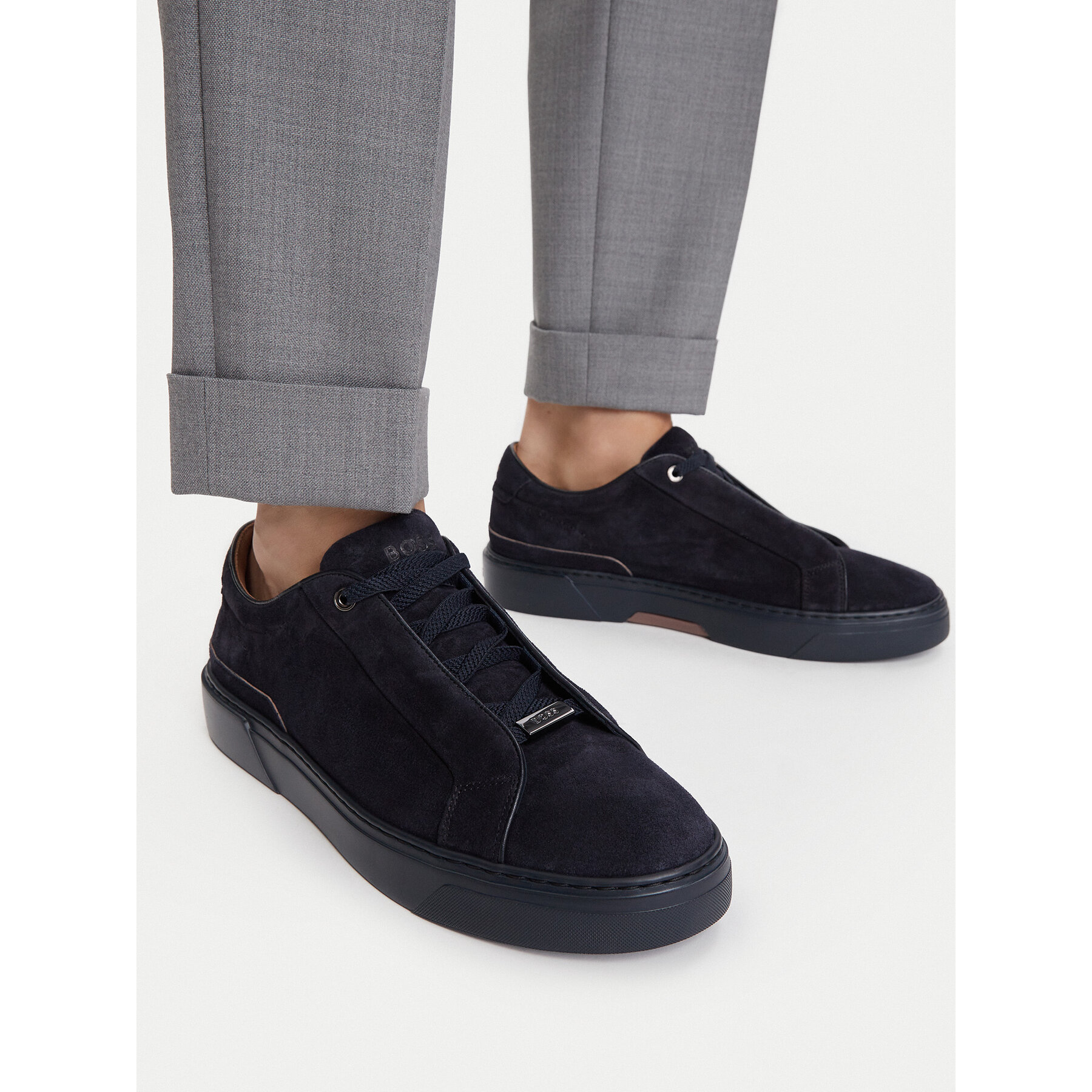 Sneakersy BOSS Gary 50534292 Tmavomodrá