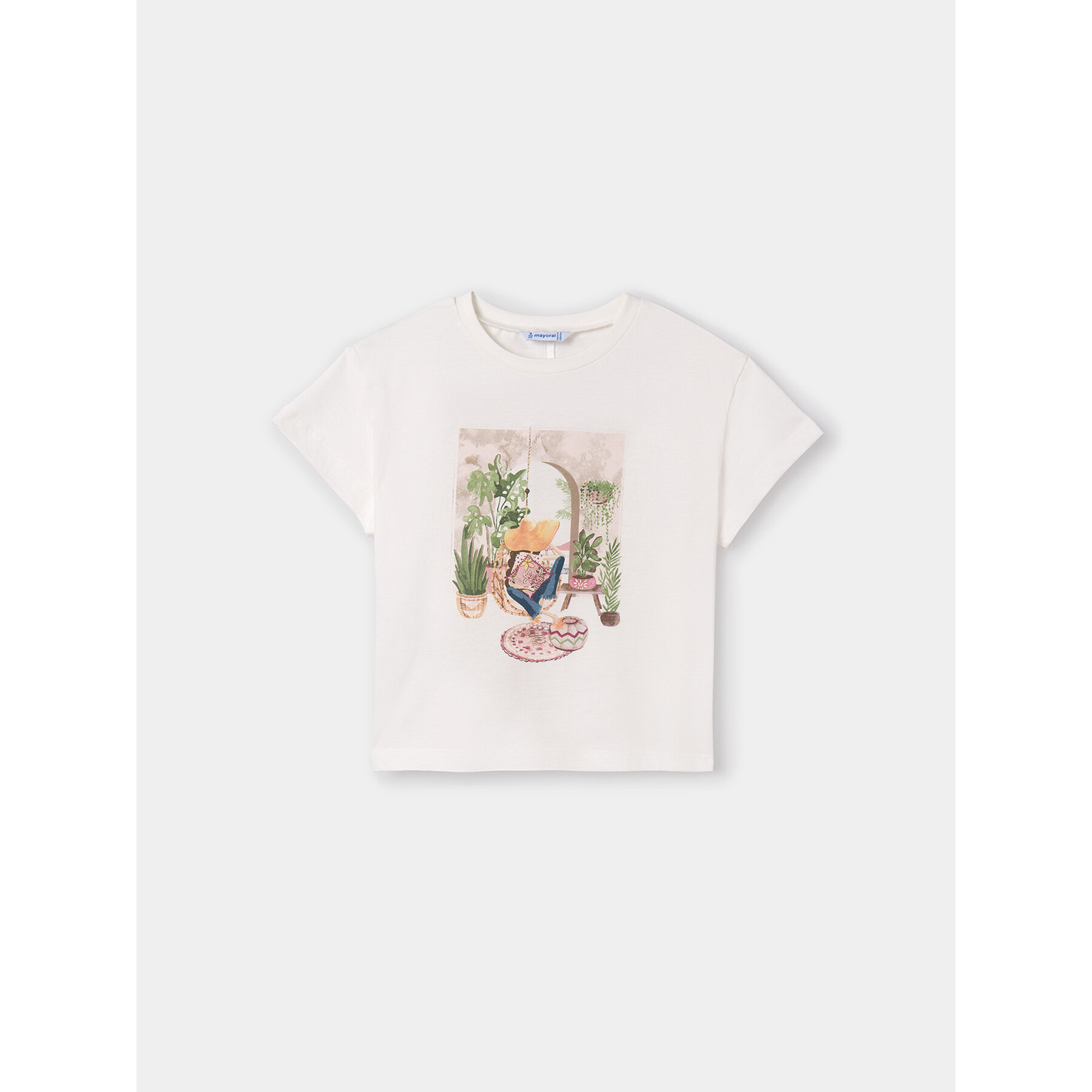 Mayoral T-Shirt 6008 Λευκό Regular Fit