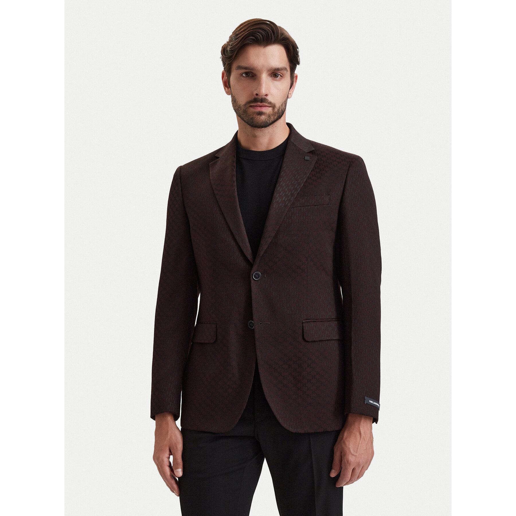 KARL LAGERFELD Sakko 155200 564115 Schwarz Slim Fit