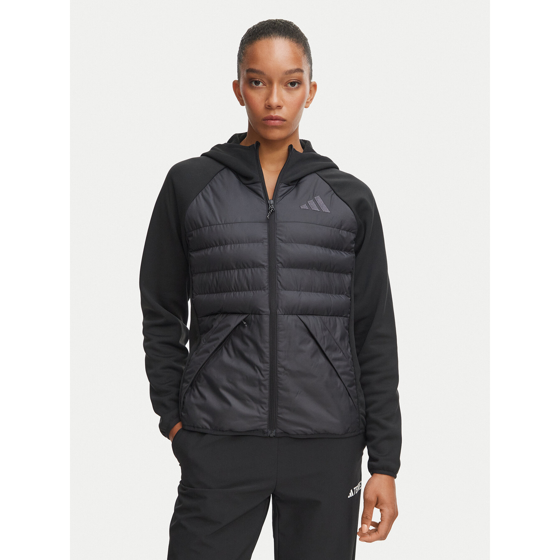 adidas Outdoor-Jacke Terrex Multi Clima365 Insulated Hybrid Hooded Jacket KF9787 Schwarz Regular Fit