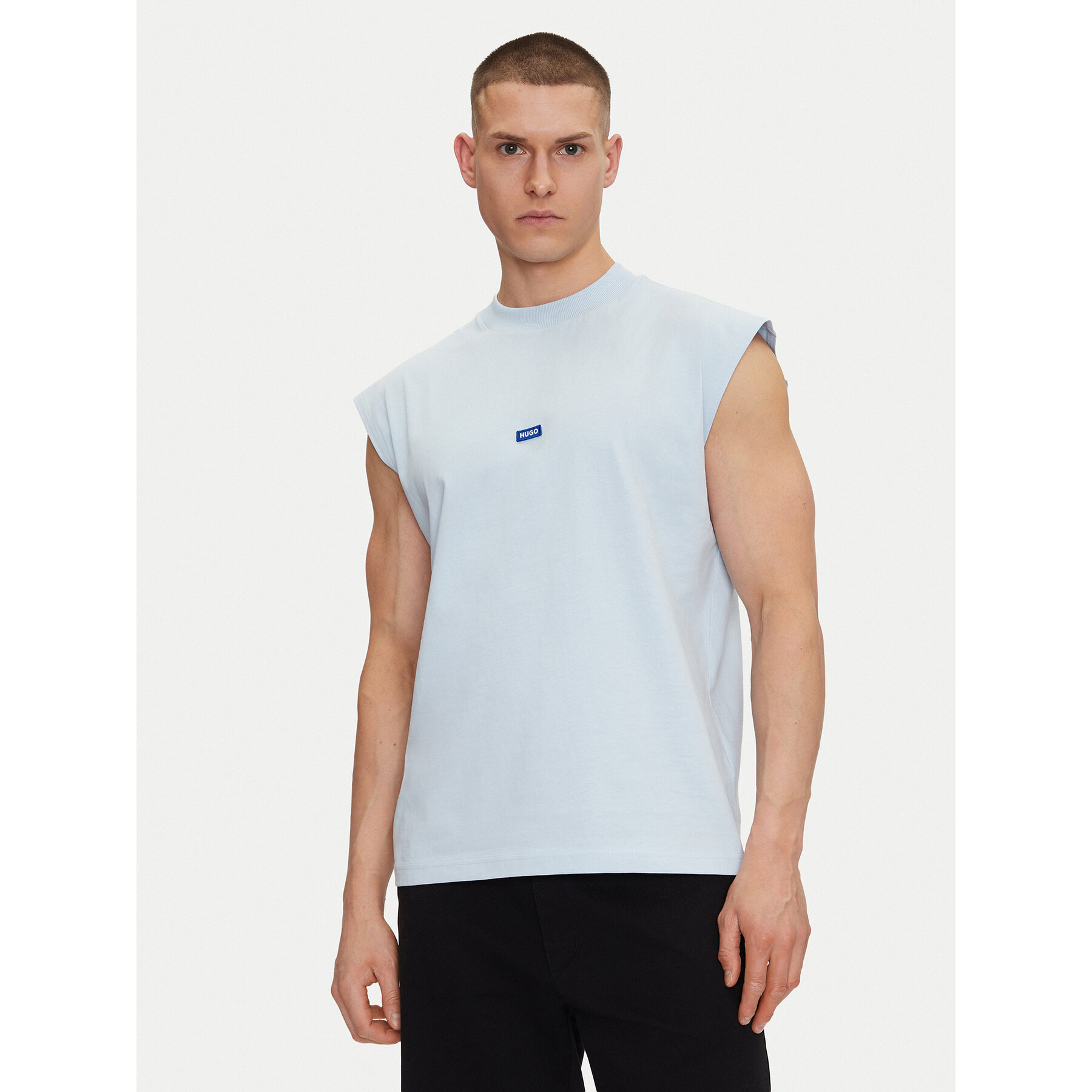 HUGO Tank top Navertz 50509773 Svijetloplava Regular Fit