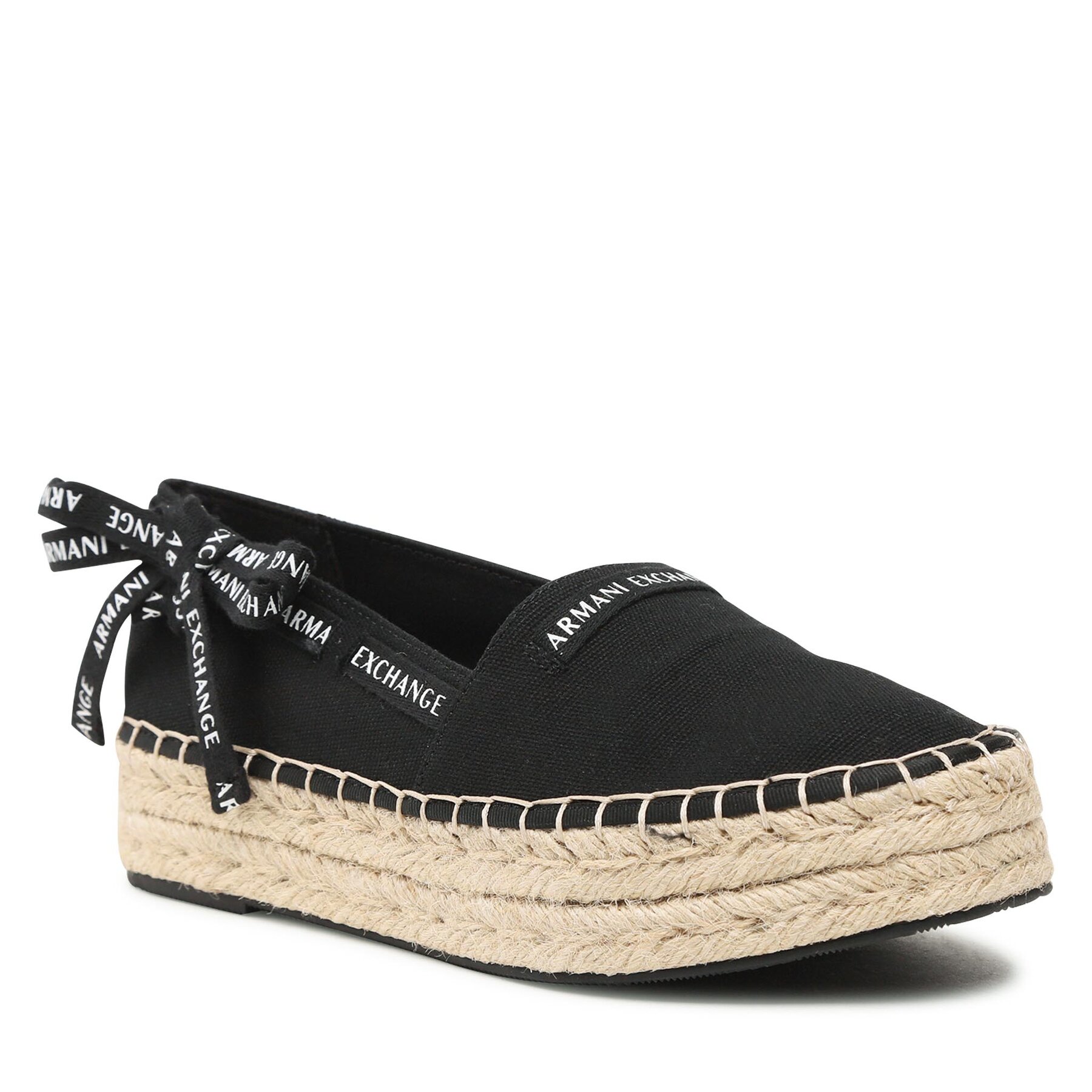 Espadrilles Armani Exchange XDS004 XV681 00002 Schwarz