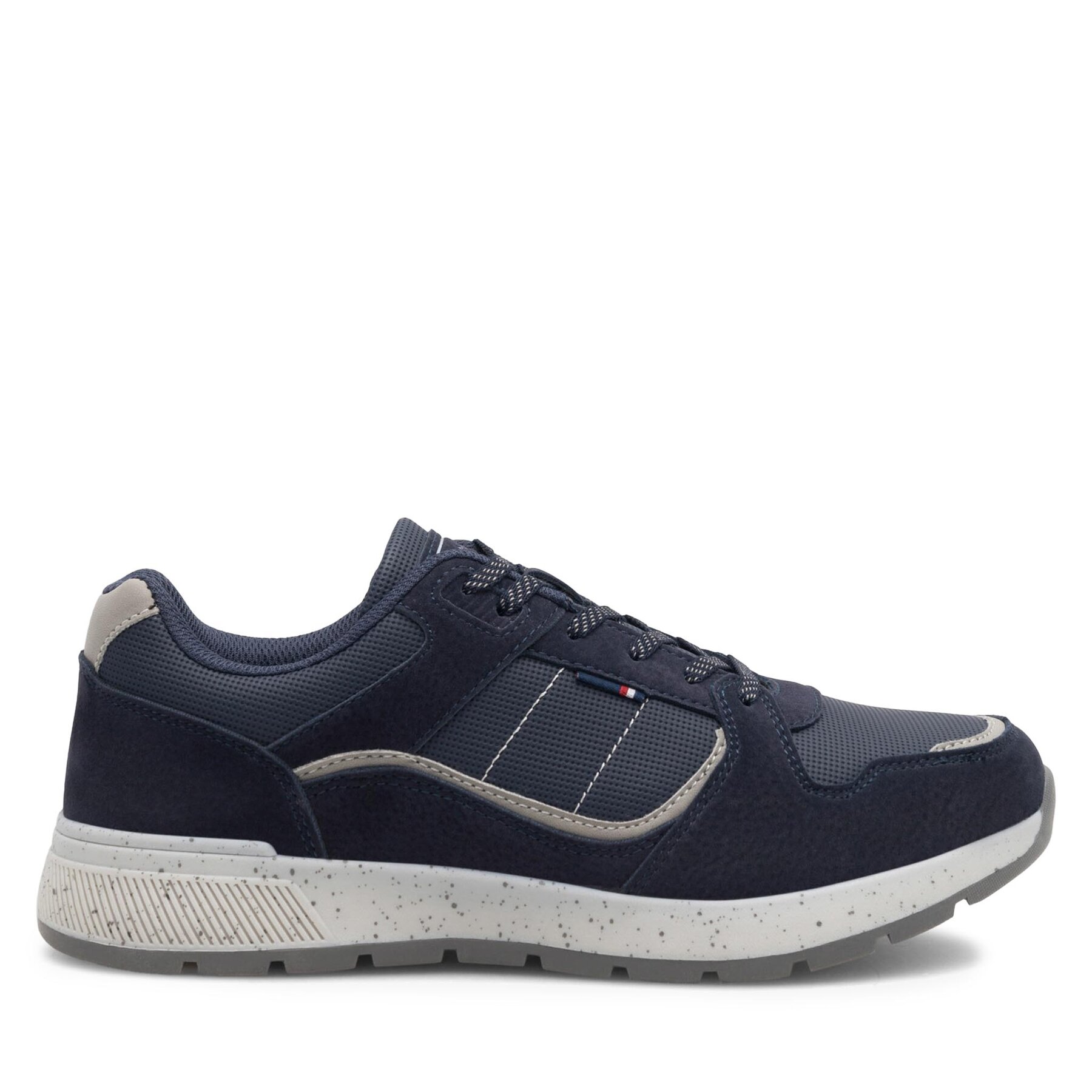Męskie Sneakersy Lanetti, Rozmiar 44 Granatowy MP07-01543-05B