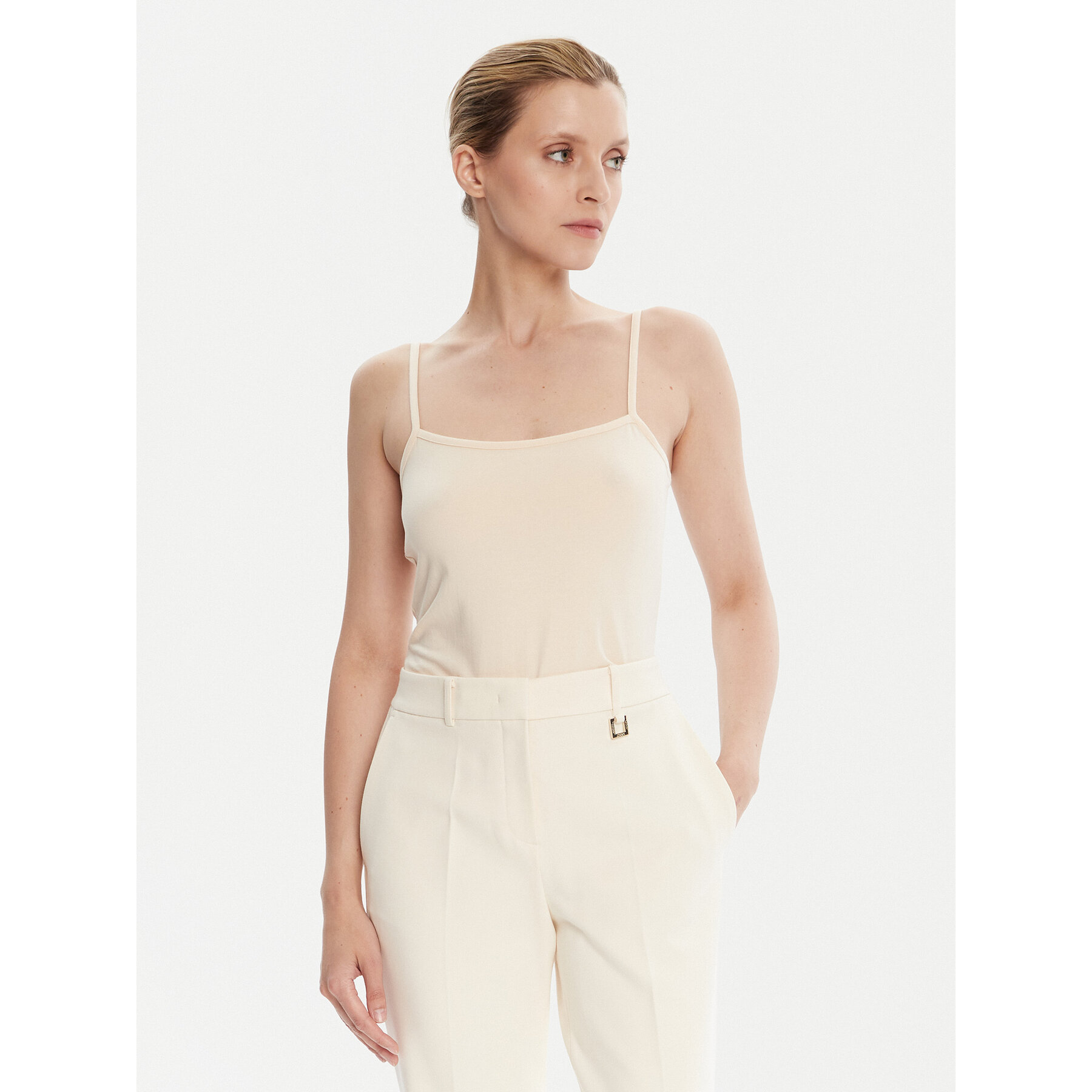 JOOP! Marškinėliai 30042651 Kreminė Regular Fit