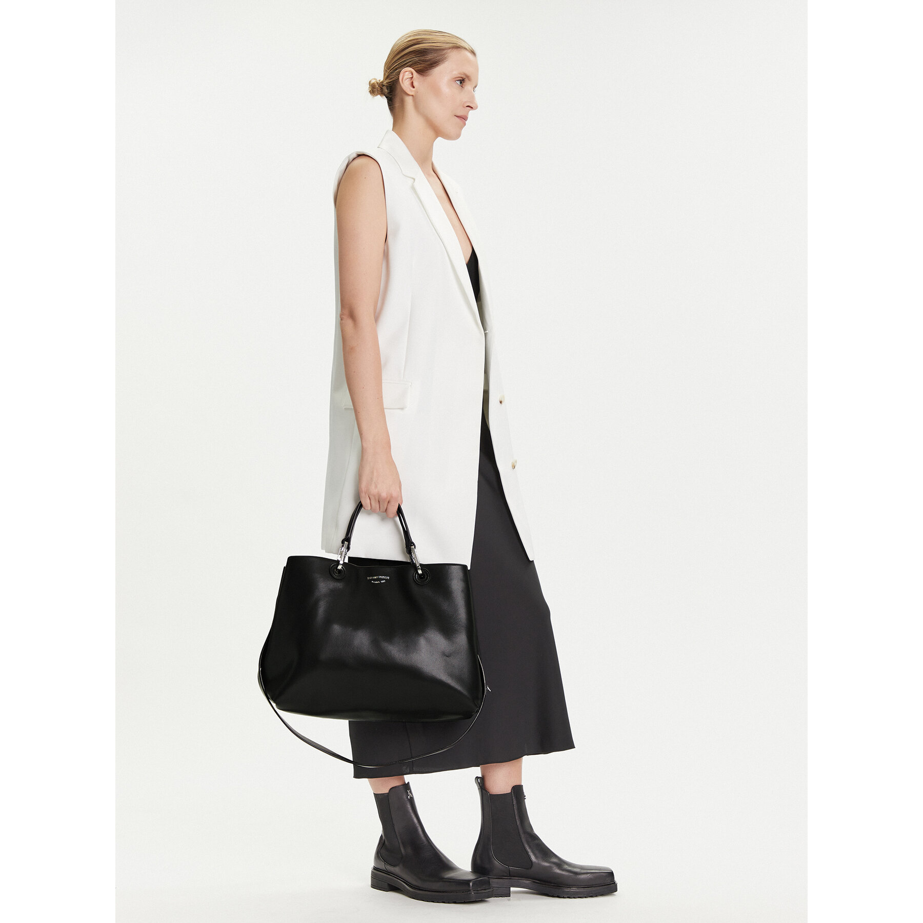 Geantă Emporio Armani EW000360 AF18673 UC001 Negru