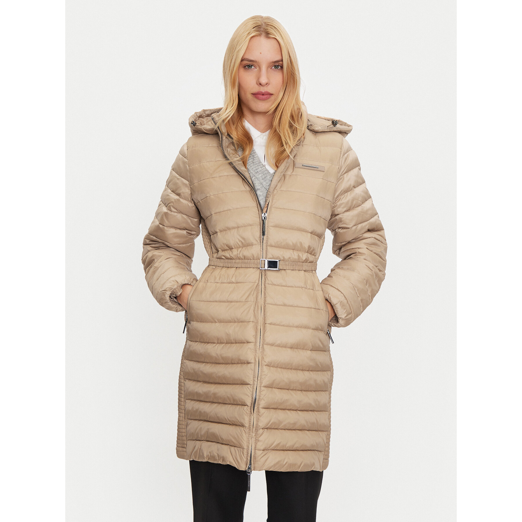 Calvin Klein Winterjacke K20K208011 Beige Slim Fit
