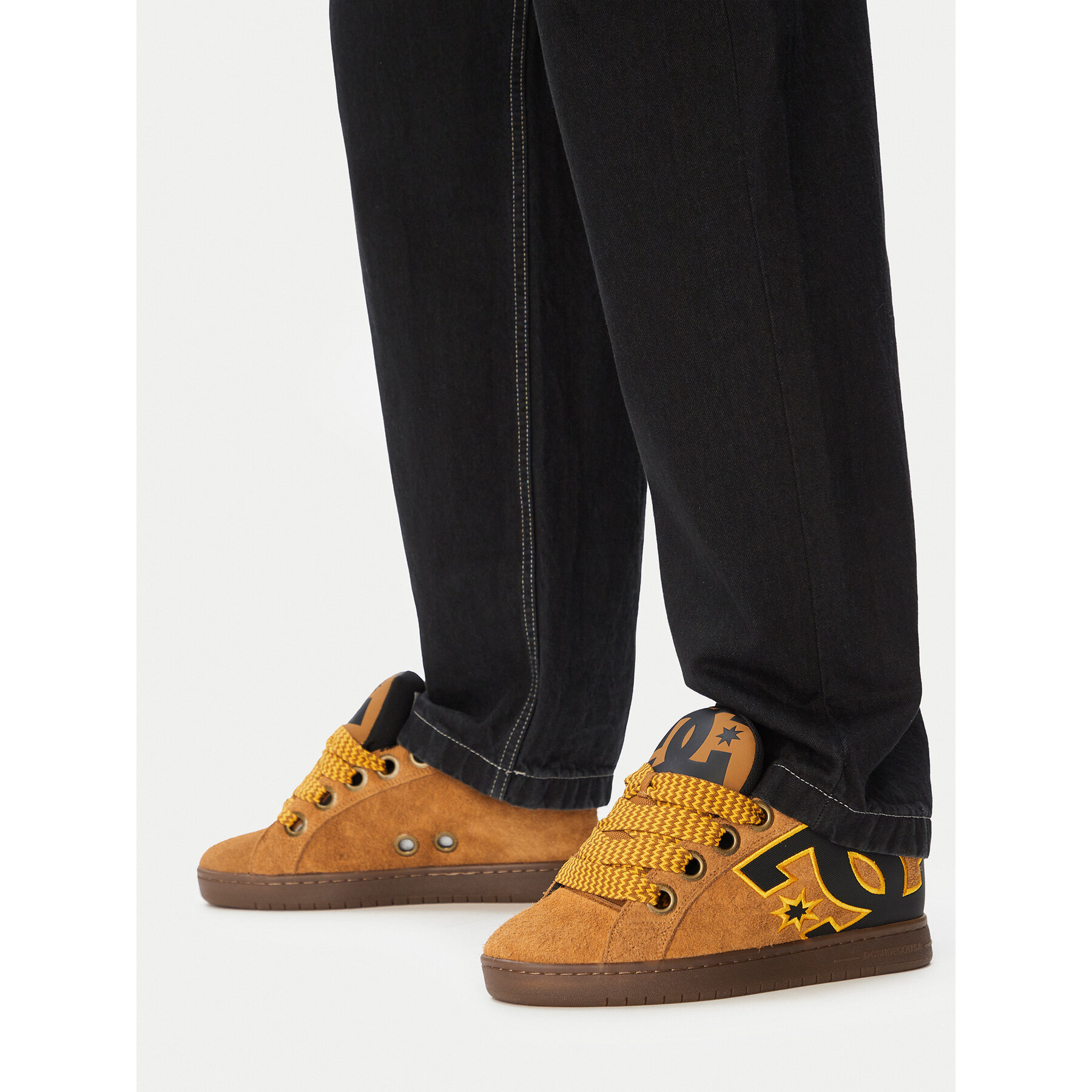 Superge DC Shoes EO-COURT GRAFFIK PUFF DC04304272 Rjava