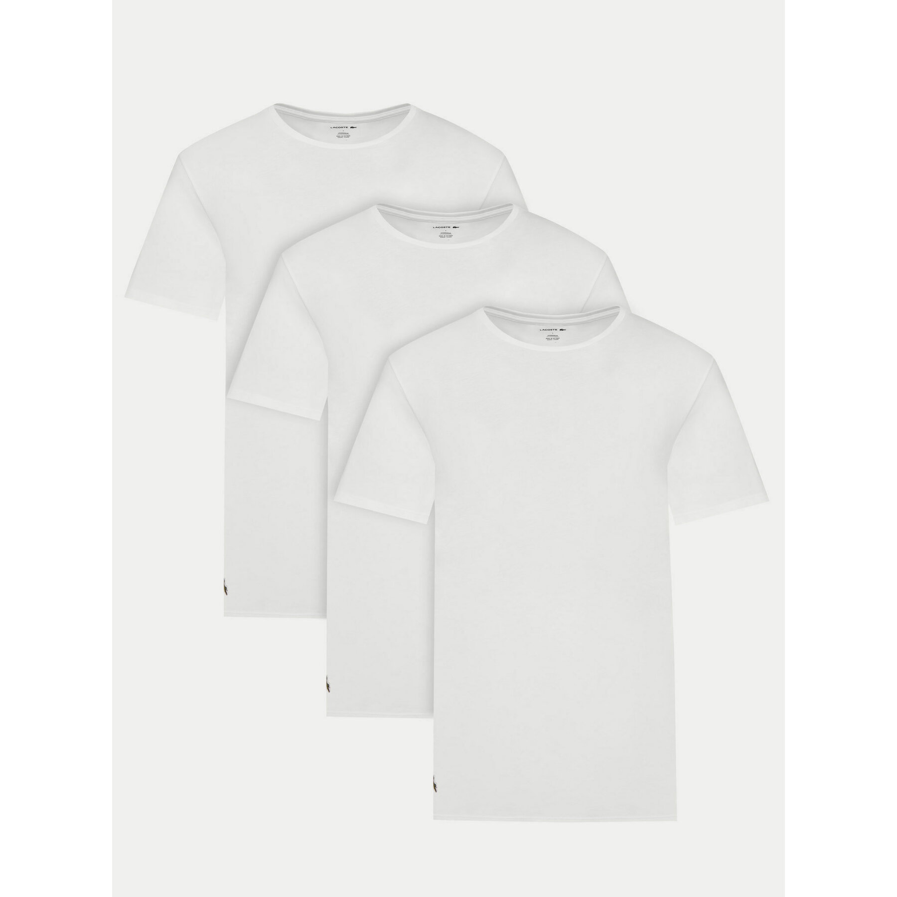 Lacoste Póló szett TH9010 Fehér Regular Fit