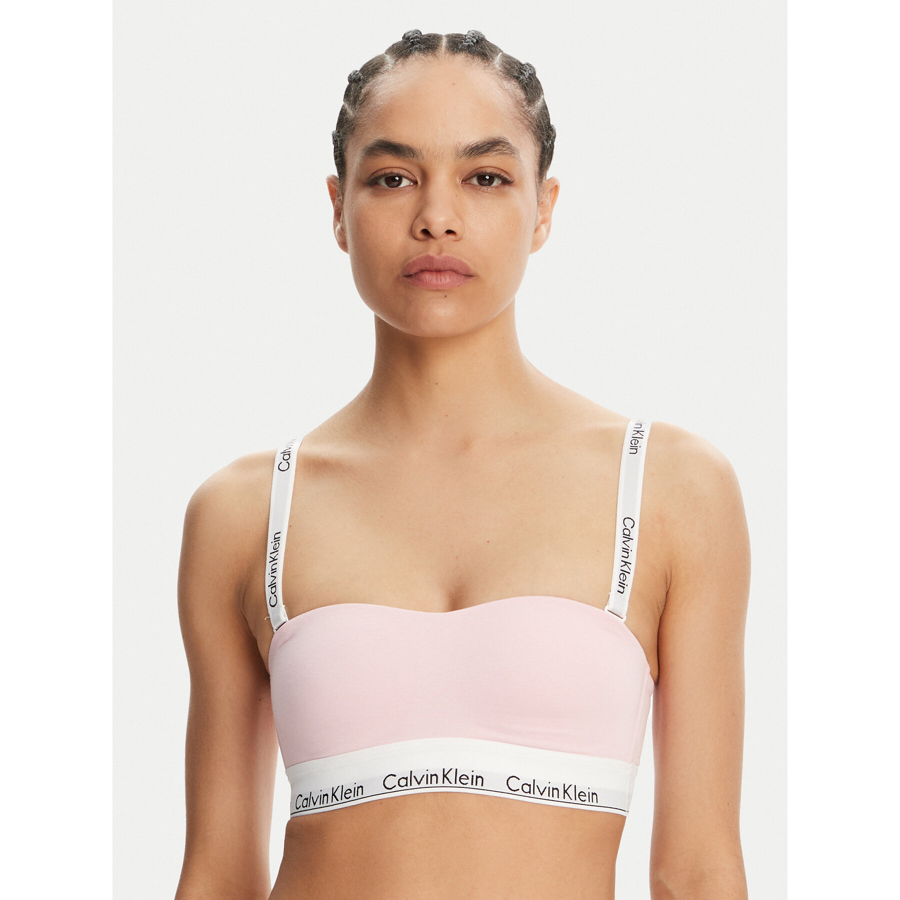 Calvin Klein Underwear Melltartó felső 000QF7628E Rózsaszín