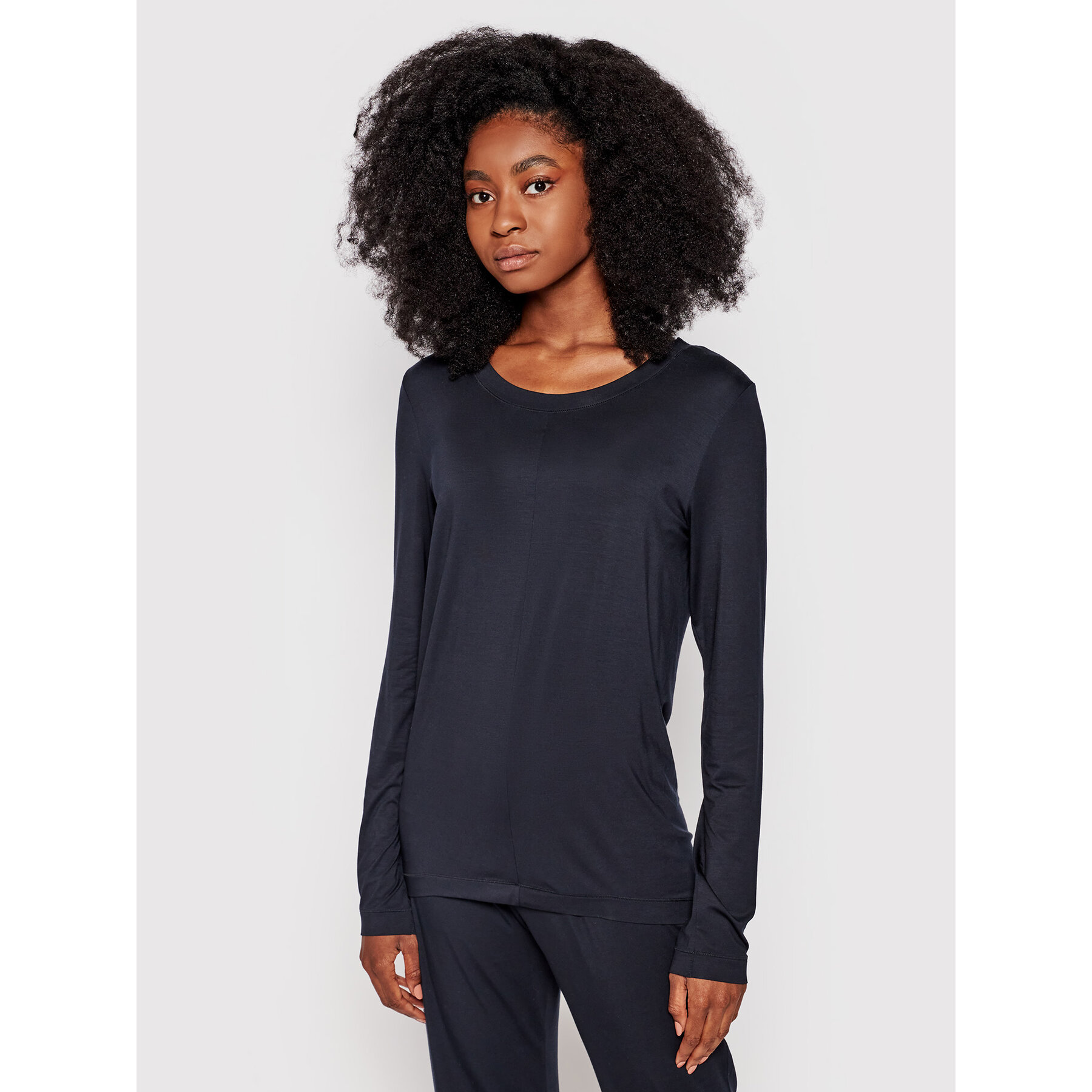 Hanro Maglietta del pigiama Yoga 7996 Nero