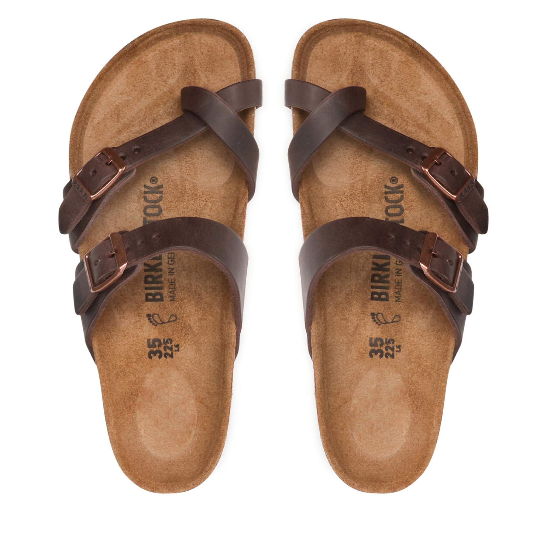Čības uz pirksta Birkenstock Mayari 0171321 Brūns