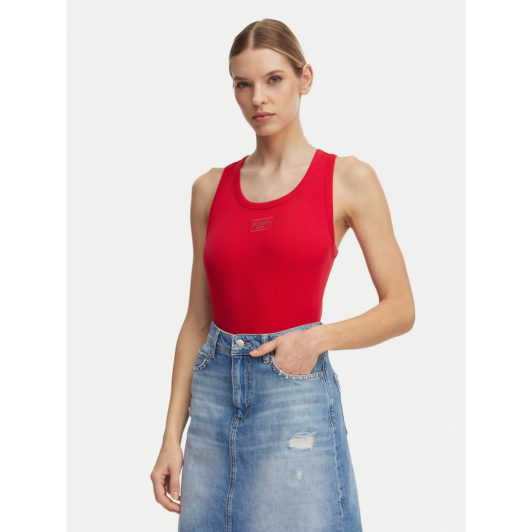 JOOP! Jeans Top Tana 30046103 Rot Slim Fit